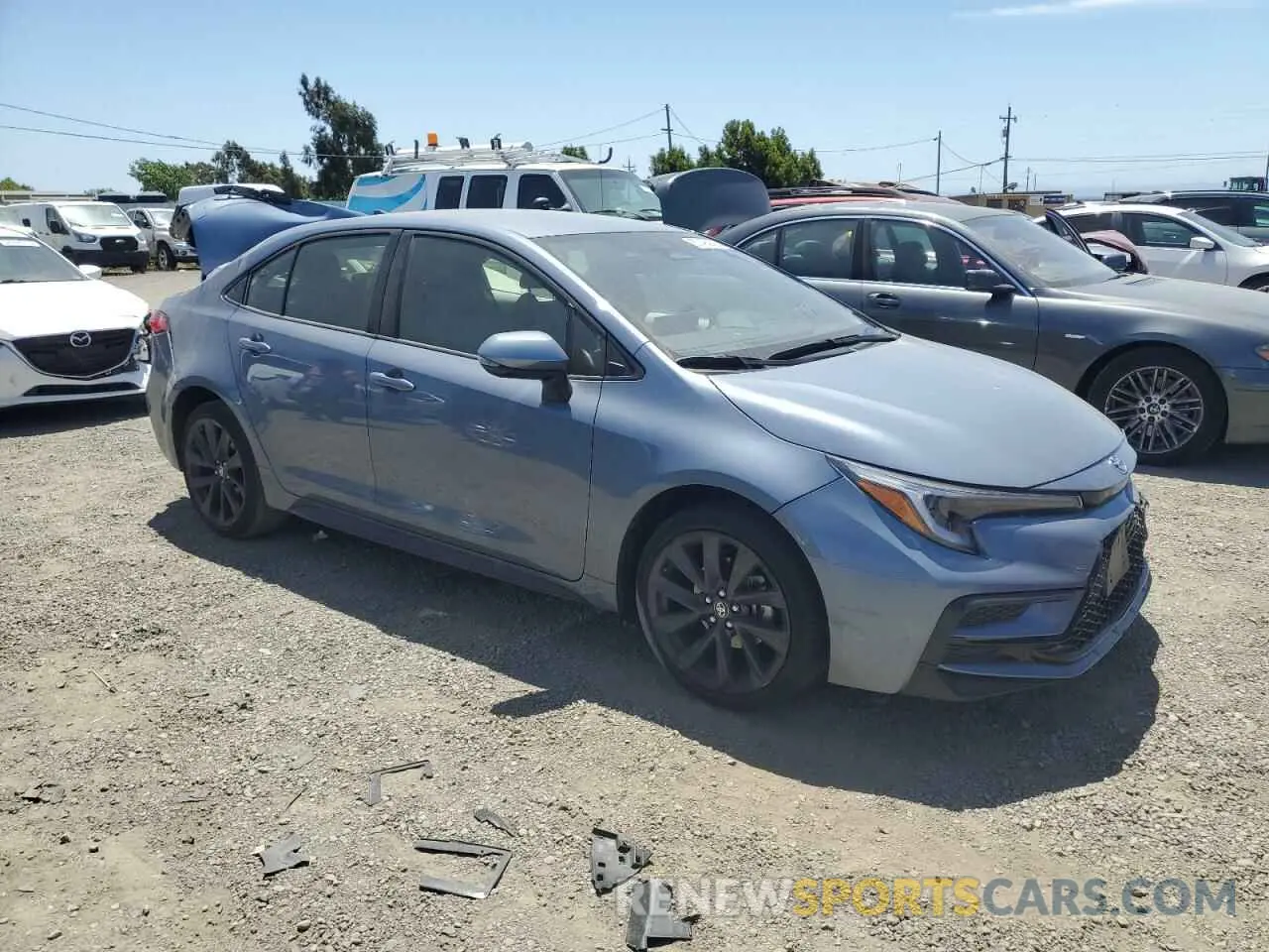 4 Photograph of a damaged car JTDBCMFE5R3047773 TOYOTA COROLLA 2024
