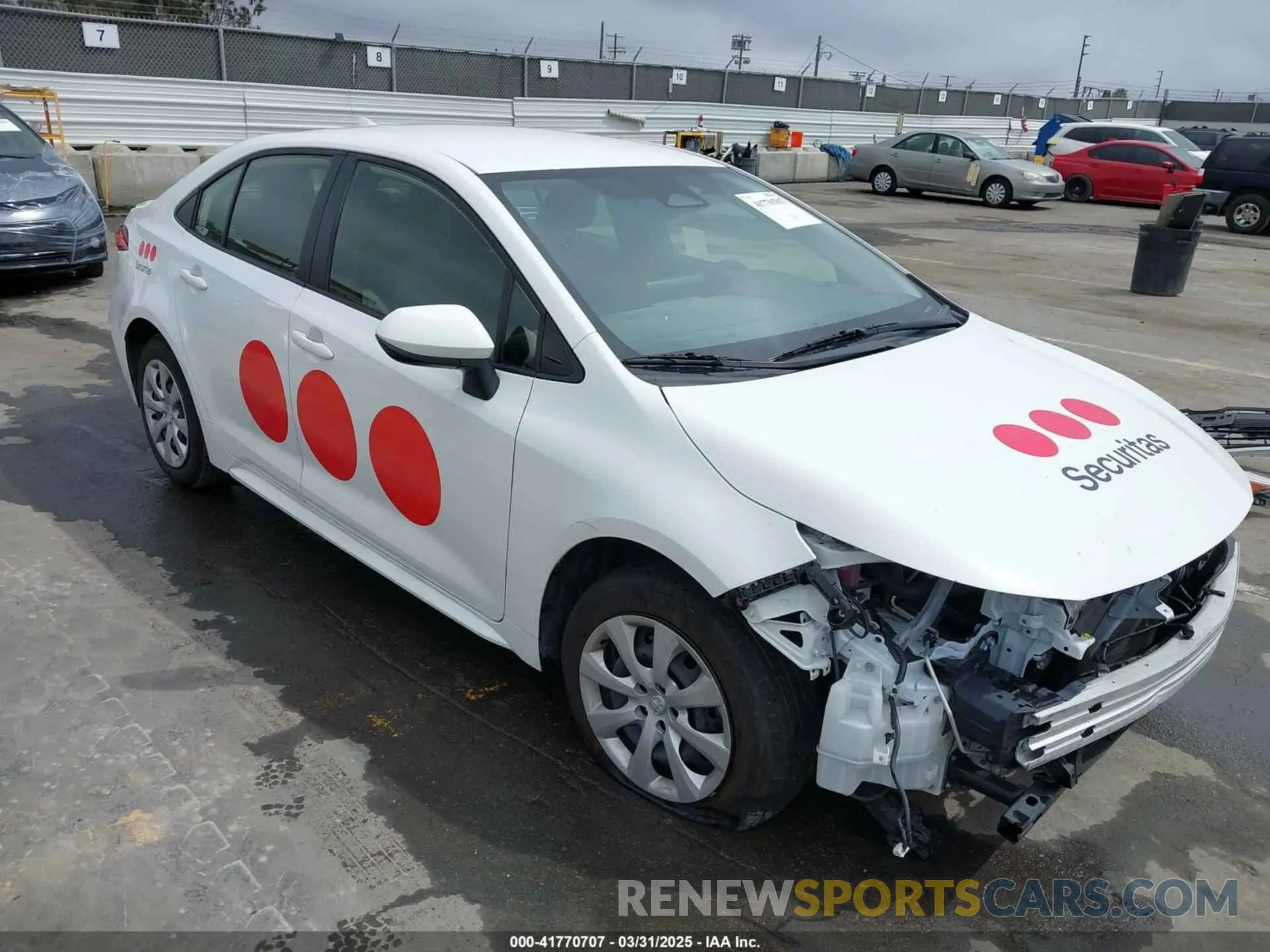 1 Photograph of a damaged car JTDBCMFE5R3049992 TOYOTA COROLLA 2024