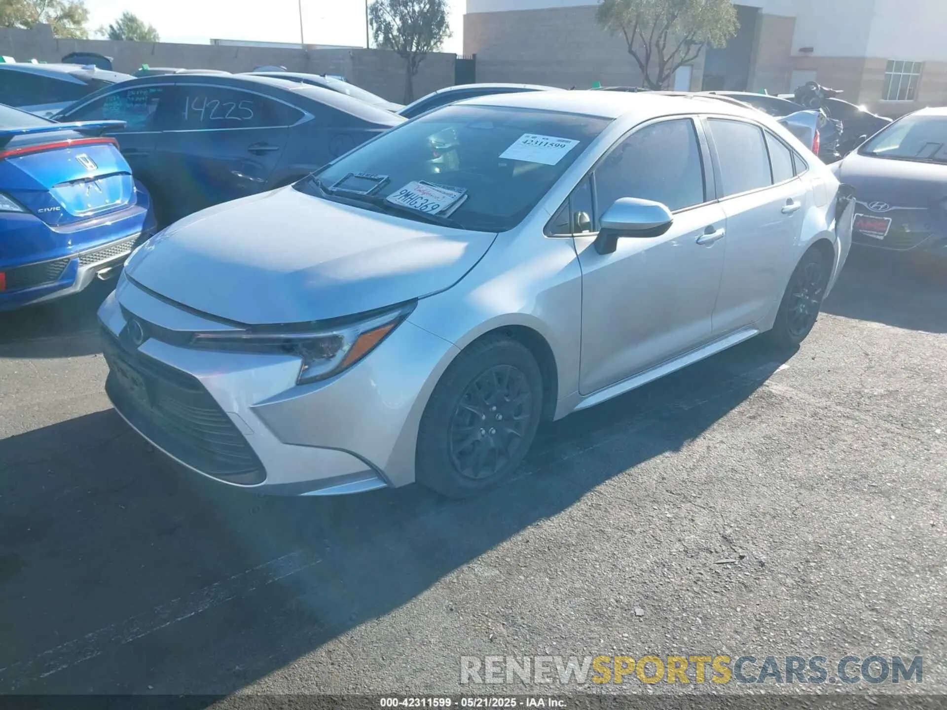 2 Photograph of a damaged car JTDBCMFE5R3054707 TOYOTA COROLLA 2024