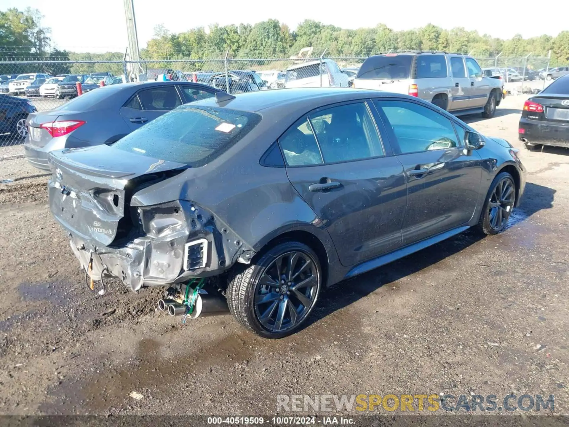4 Photograph of a damaged car JTDBCMFE5R3055808 TOYOTA COROLLA 2024