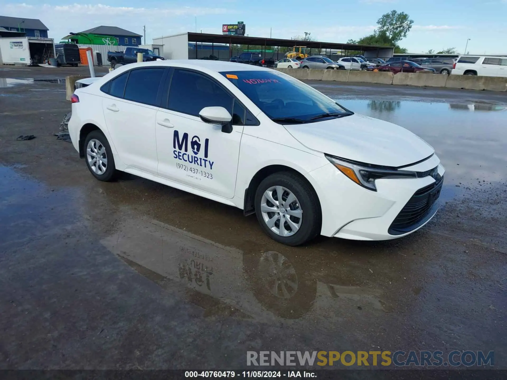 1 Photograph of a damaged car JTDBCMFE5R3060460 TOYOTA COROLLA 2024