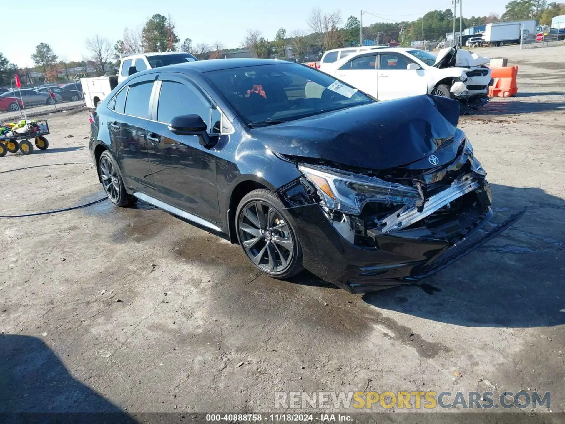 1 Photograph of a damaged car JTDBCMFE5R3067828 TOYOTA COROLLA 2024