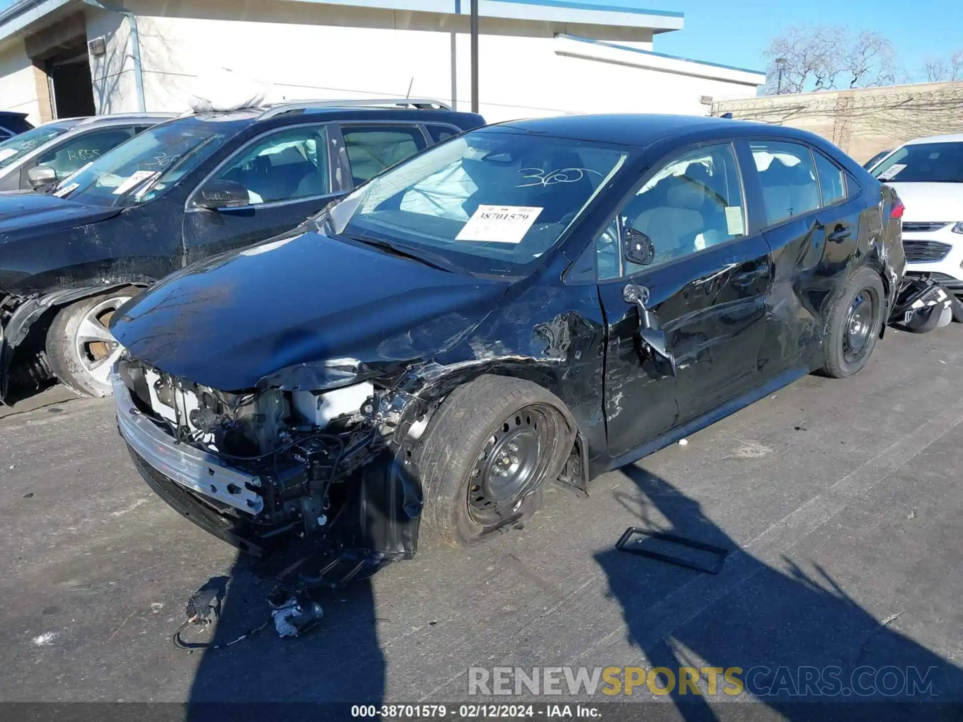 2 Photograph of a damaged car JTDBCMFE6R3039231 TOYOTA COROLLA 2024