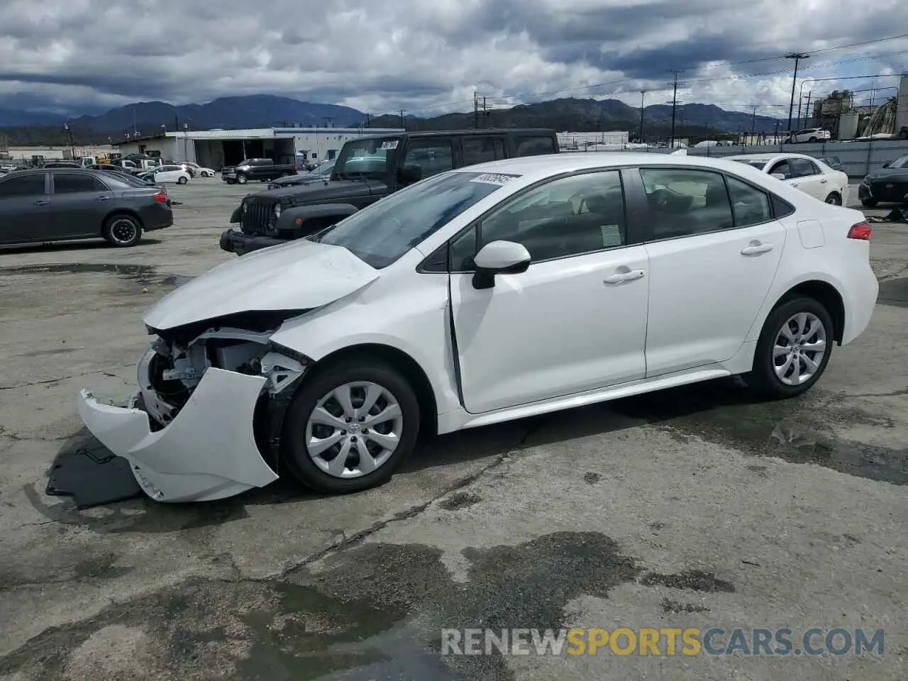 1 Photograph of a damaged car JTDBCMFE6R3054814 TOYOTA COROLLA 2024