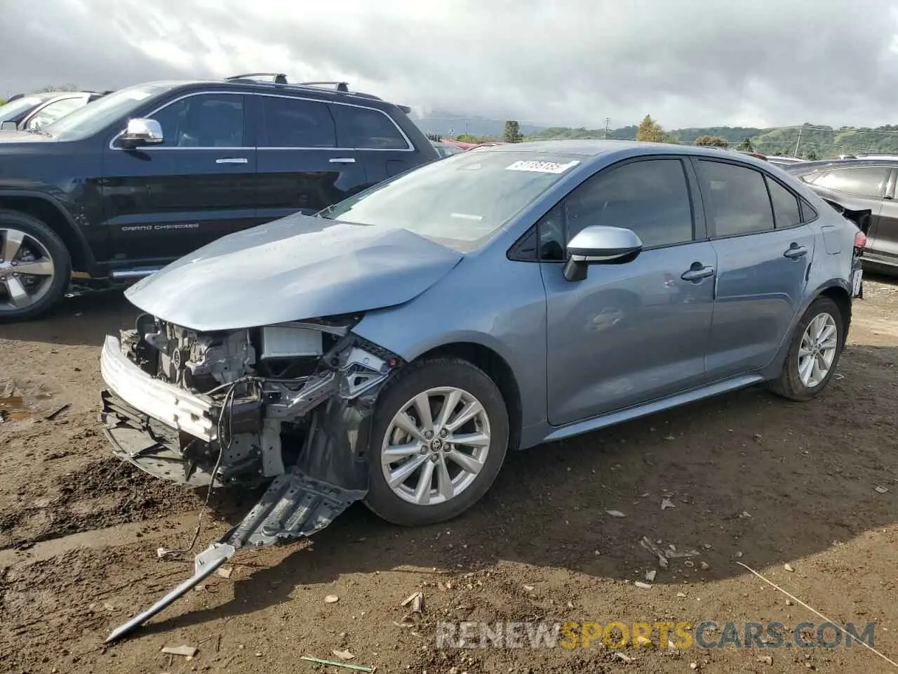 1 Photograph of a damaged car JTDBCMFE6R3054876 TOYOTA COROLLA 2024