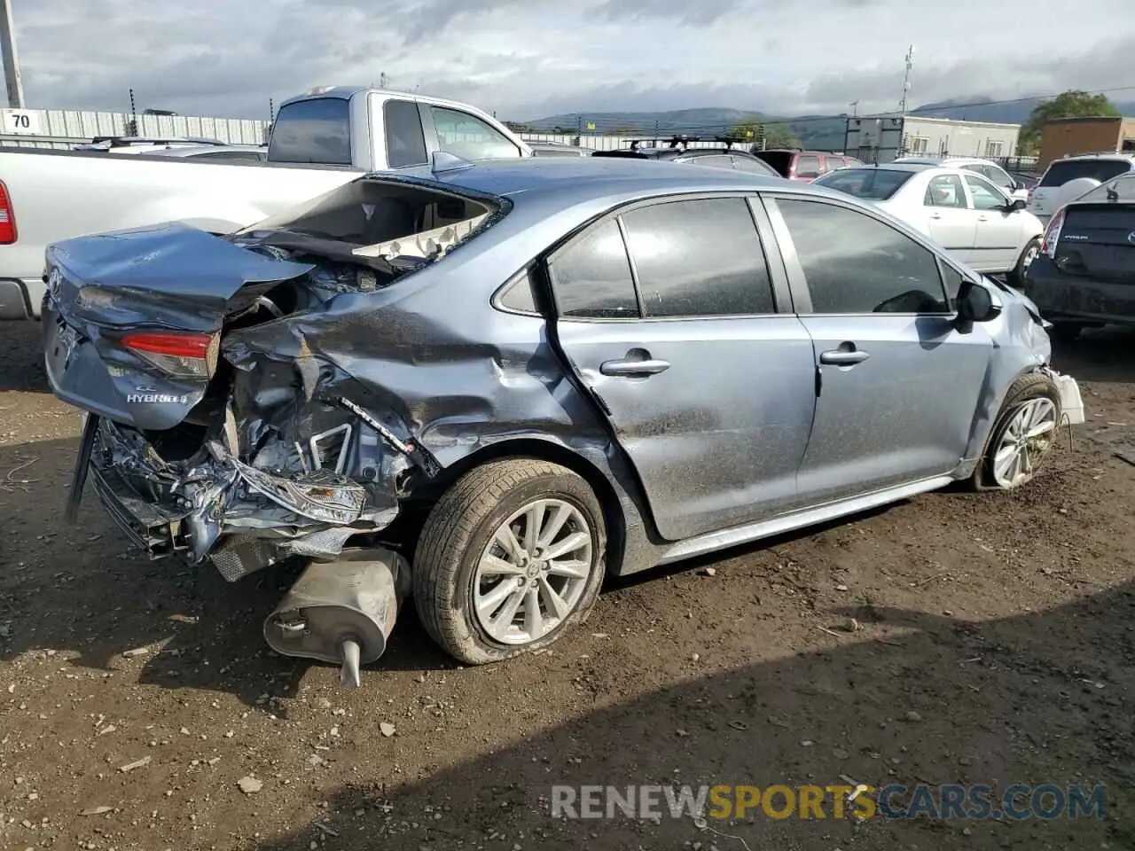 3 Photograph of a damaged car JTDBCMFE6R3054876 TOYOTA COROLLA 2024