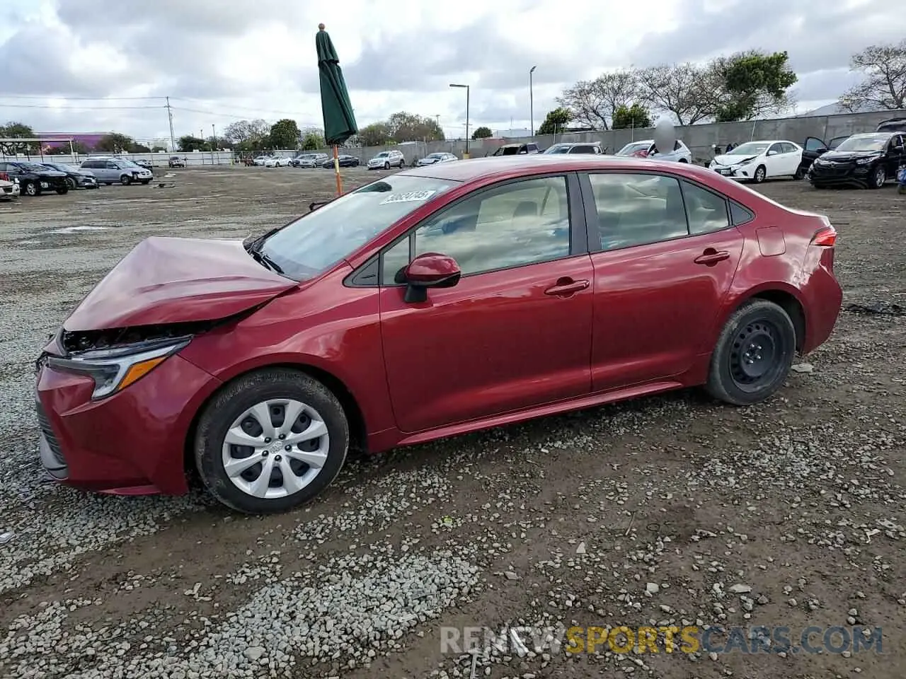 1 Photograph of a damaged car JTDBCMFE6RJ022828 TOYOTA COROLLA 2024