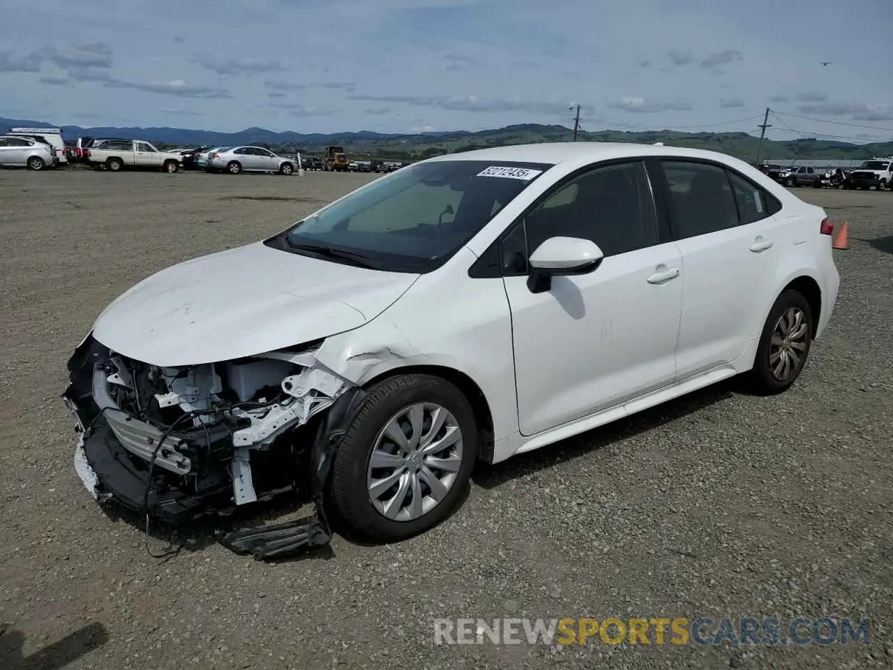 1 Photograph of a damaged car JTDBCMFE6RJ025843 TOYOTA COROLLA 2024