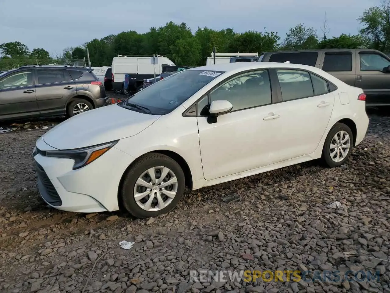 1 Photograph of a damaged car JTDBCMFE6RJ033361 TOYOTA COROLLA 2024