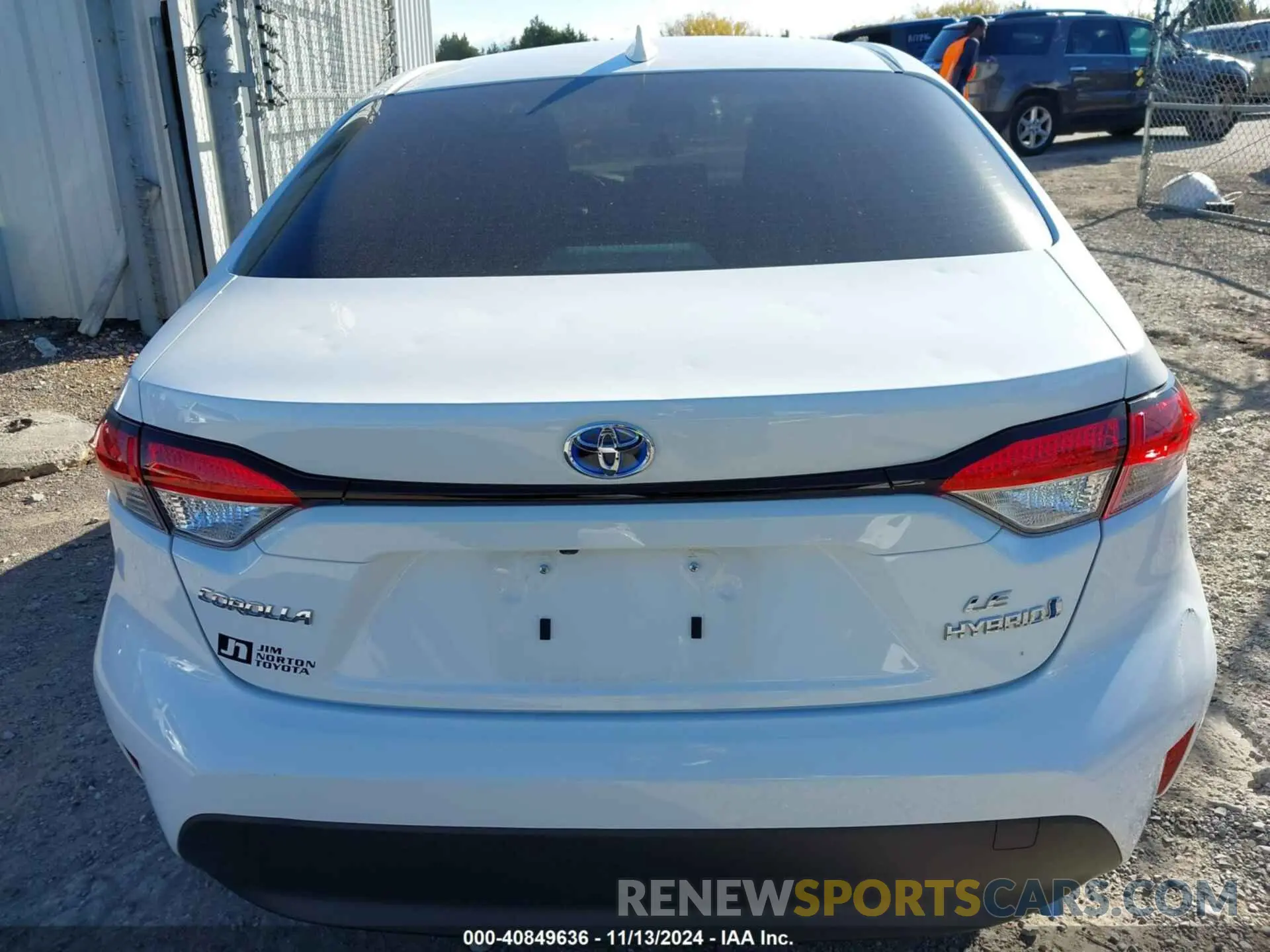 16 Photograph of a damaged car JTDBCMFE7R3028559 TOYOTA COROLLA 2024