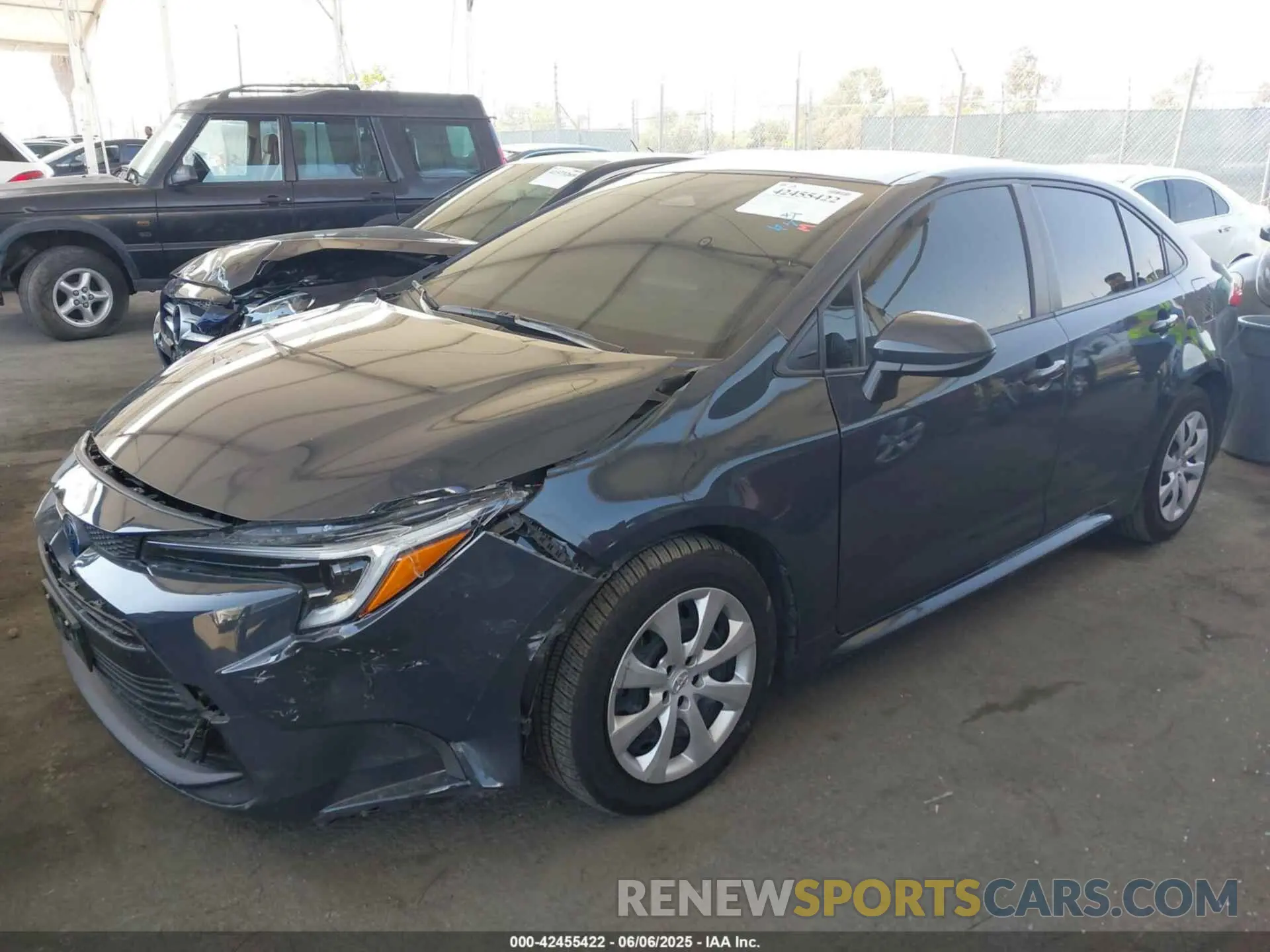 2 Photograph of a damaged car JTDBCMFE7R3036774 TOYOTA COROLLA 2024