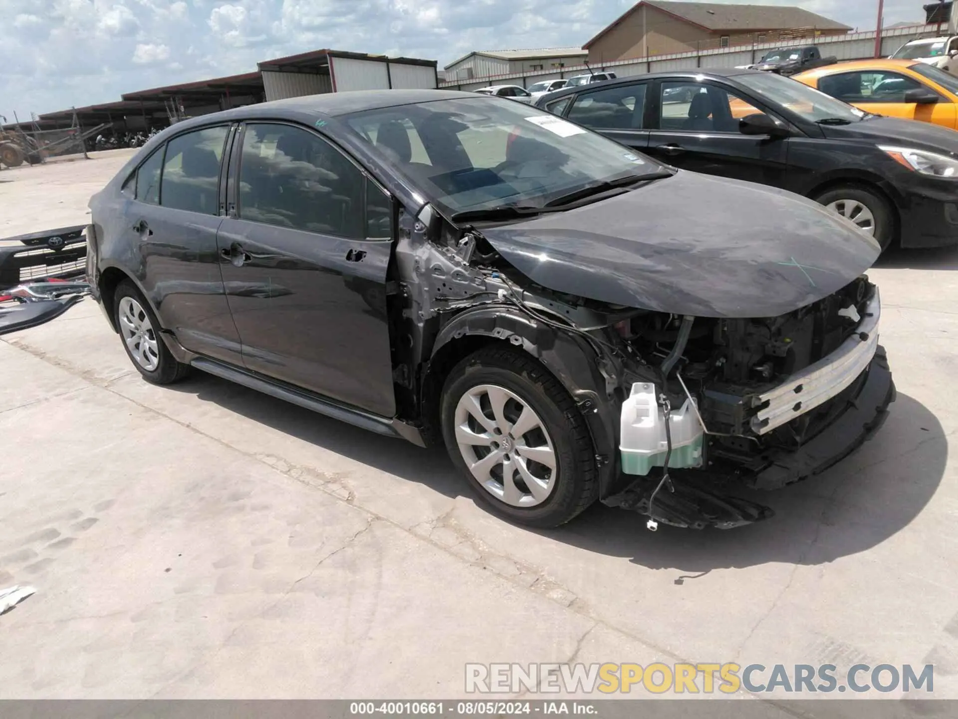 1 Photograph of a damaged car JTDBCMFE7R3036855 TOYOTA COROLLA 2024