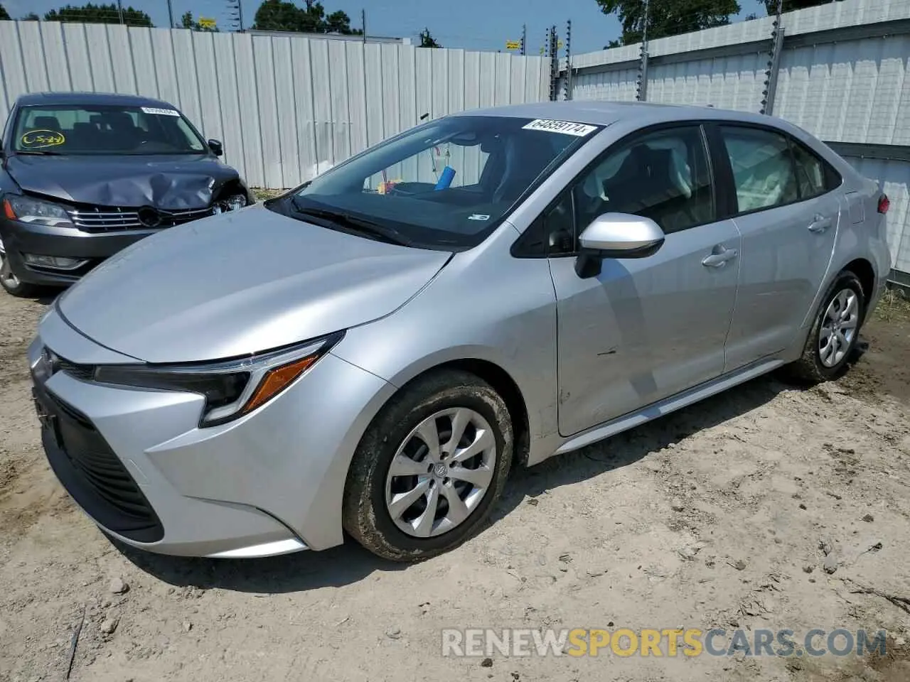 1 Photograph of a damaged car JTDBCMFE7R3049329 TOYOTA COROLLA 2024