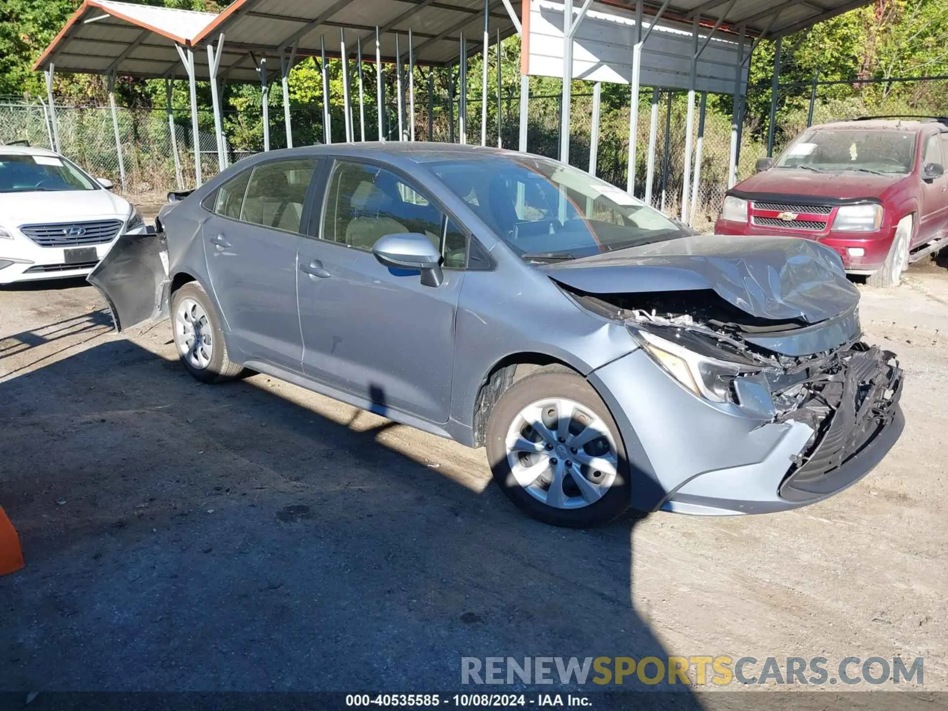 1 Photograph of a damaged car JTDBCMFE7R3057382 TOYOTA COROLLA 2024