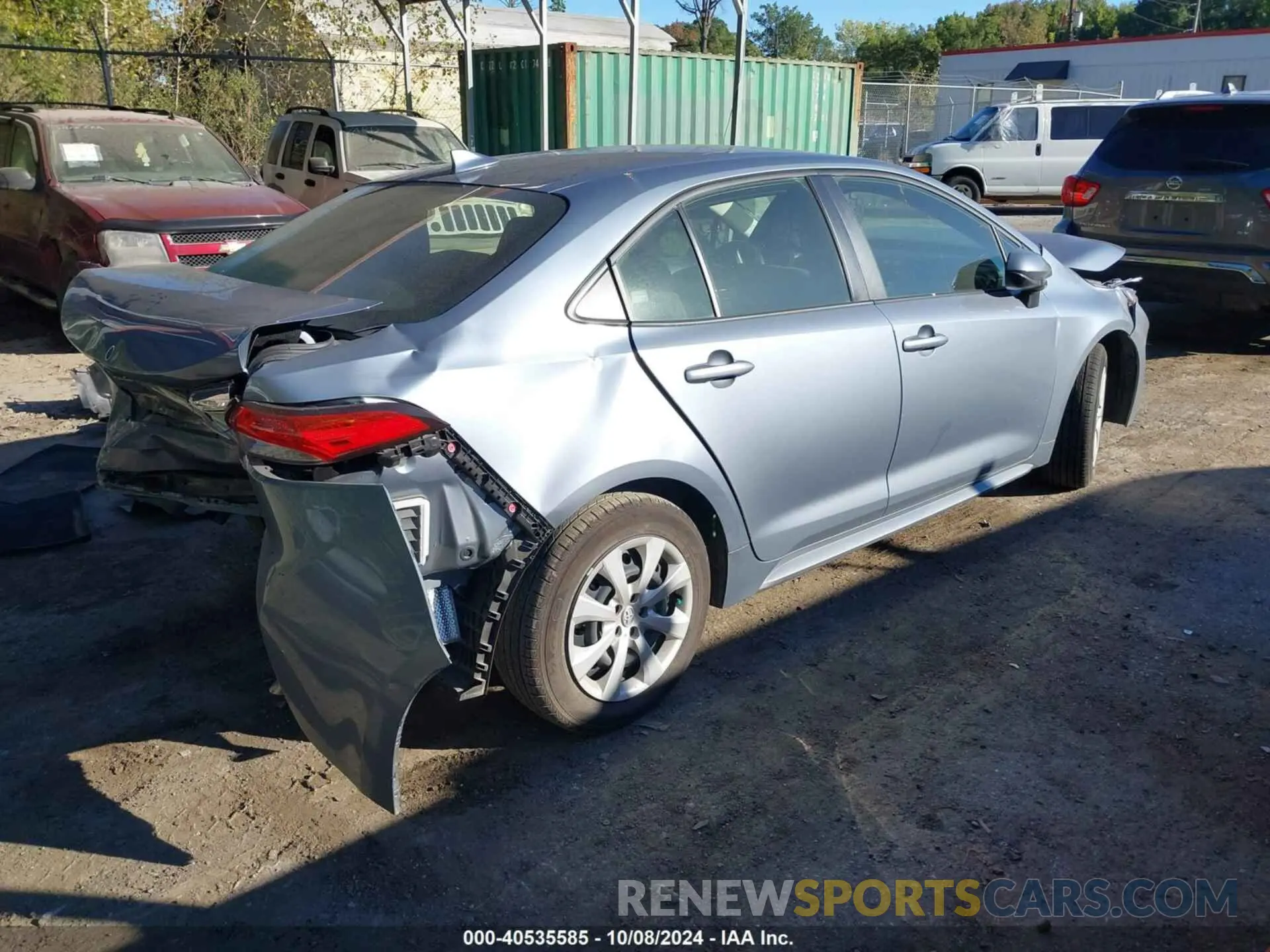 4 Photograph of a damaged car JTDBCMFE7R3057382 TOYOTA COROLLA 2024