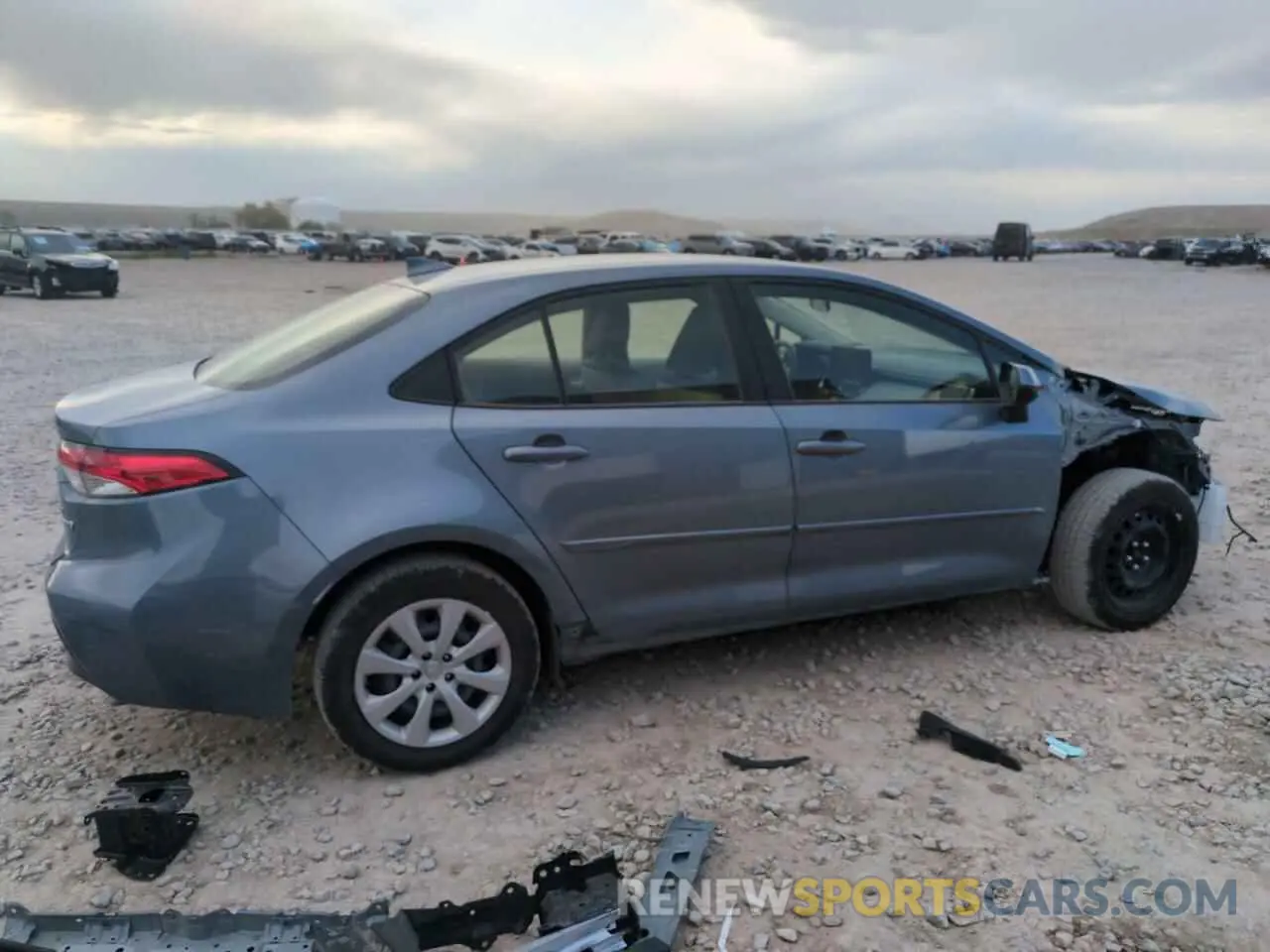 3 Photograph of a damaged car JTDBCMFE7R3068771 TOYOTA COROLLA 2024