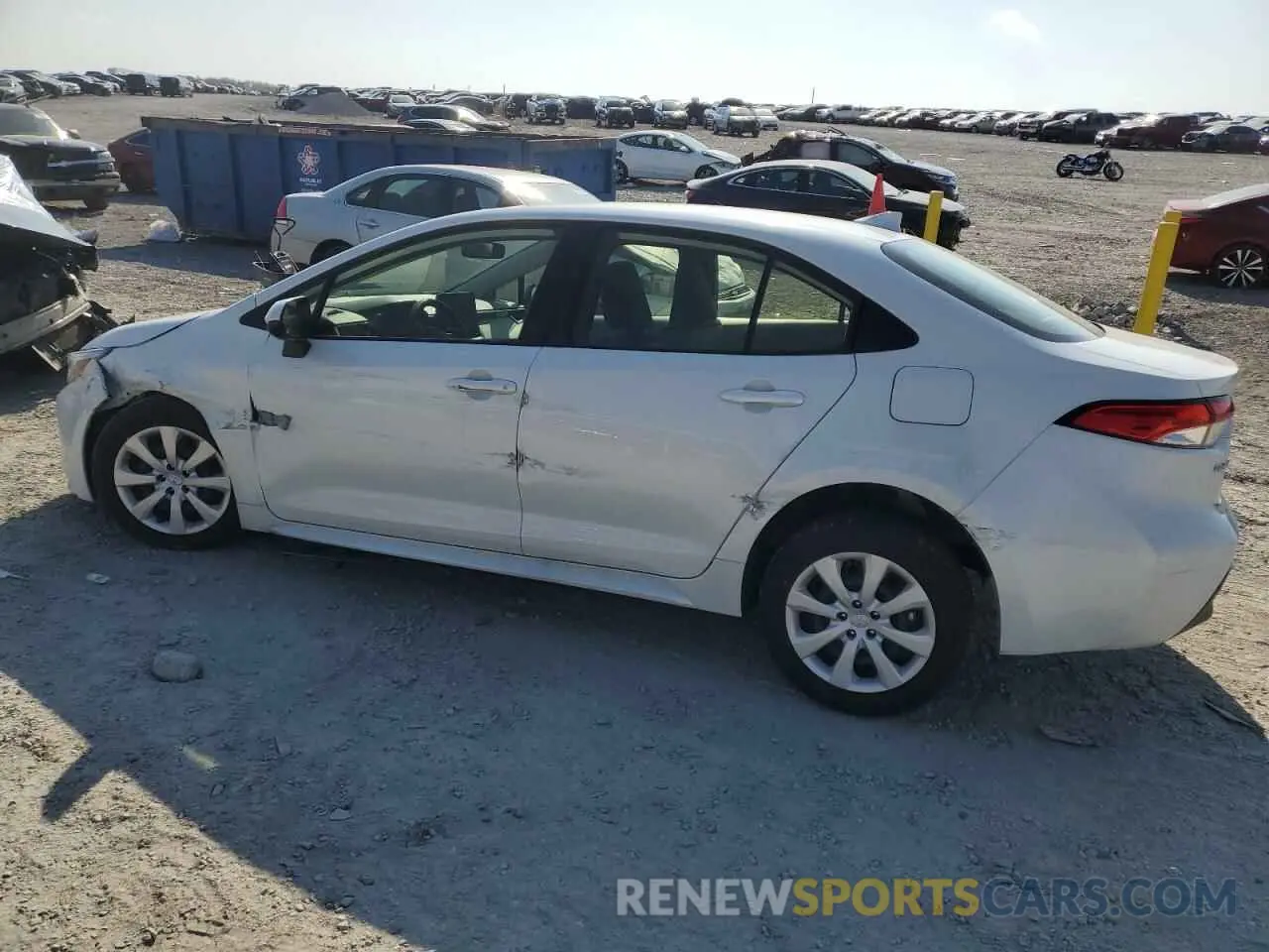 2 Photograph of a damaged car JTDBCMFE7RJ017475 TOYOTA COROLLA 2024