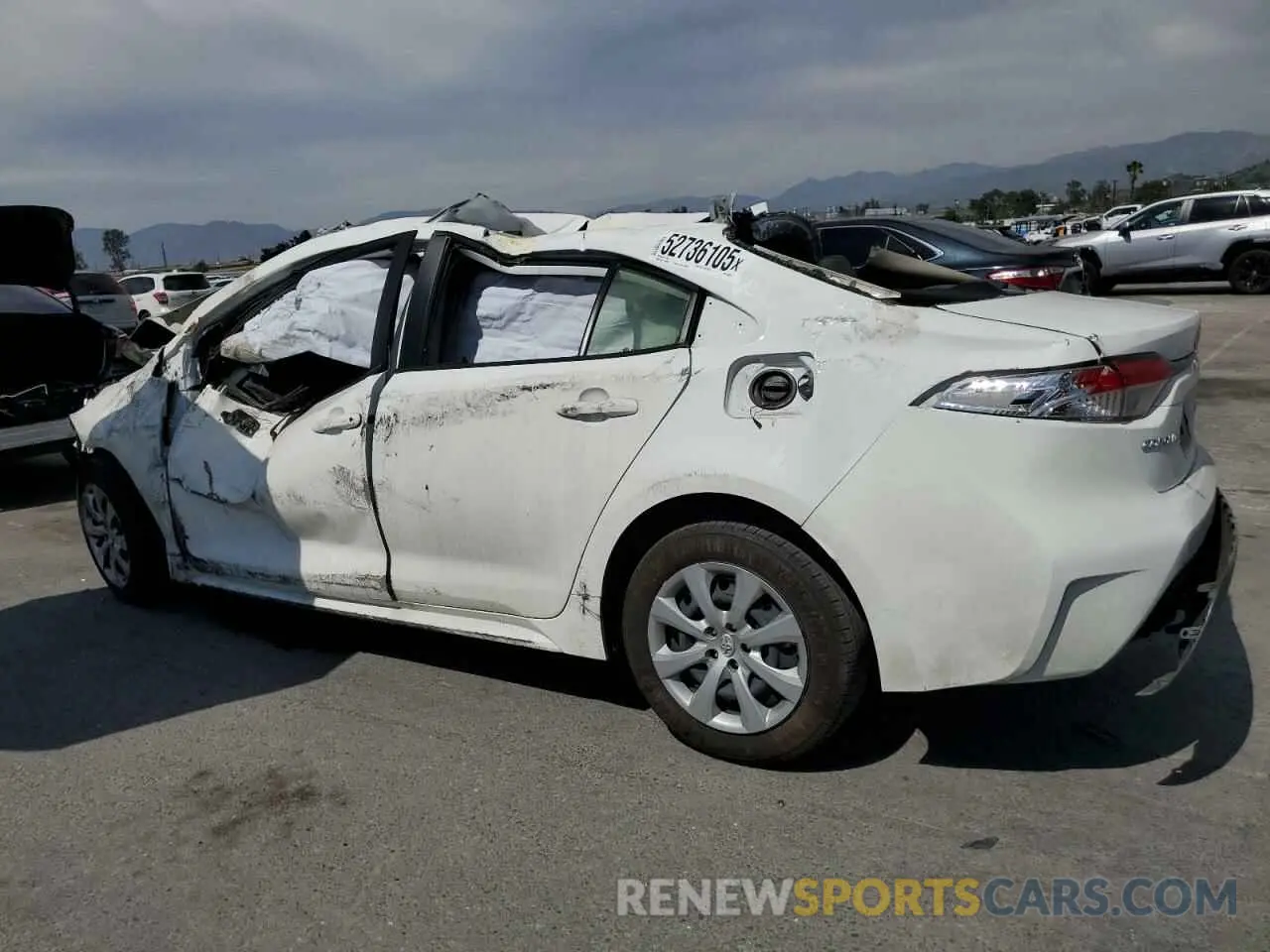 2 Photograph of a damaged car JTDBCMFE7RJ025687 TOYOTA COROLLA 2024