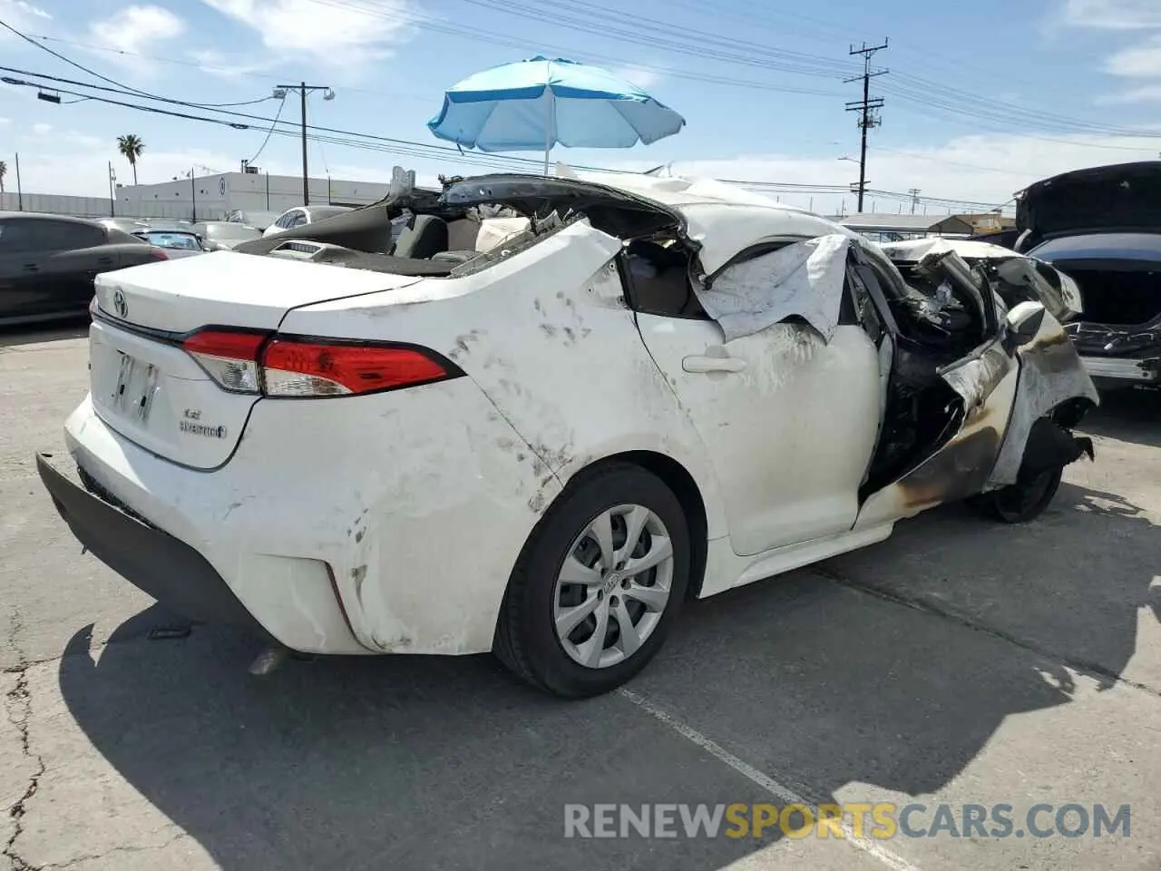 3 Photograph of a damaged car JTDBCMFE7RJ025687 TOYOTA COROLLA 2024