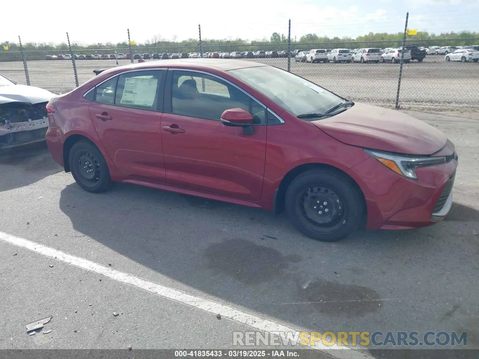 13 Photograph of a damaged car JTDBCMFE7RJ036303 TOYOTA COROLLA 2024
