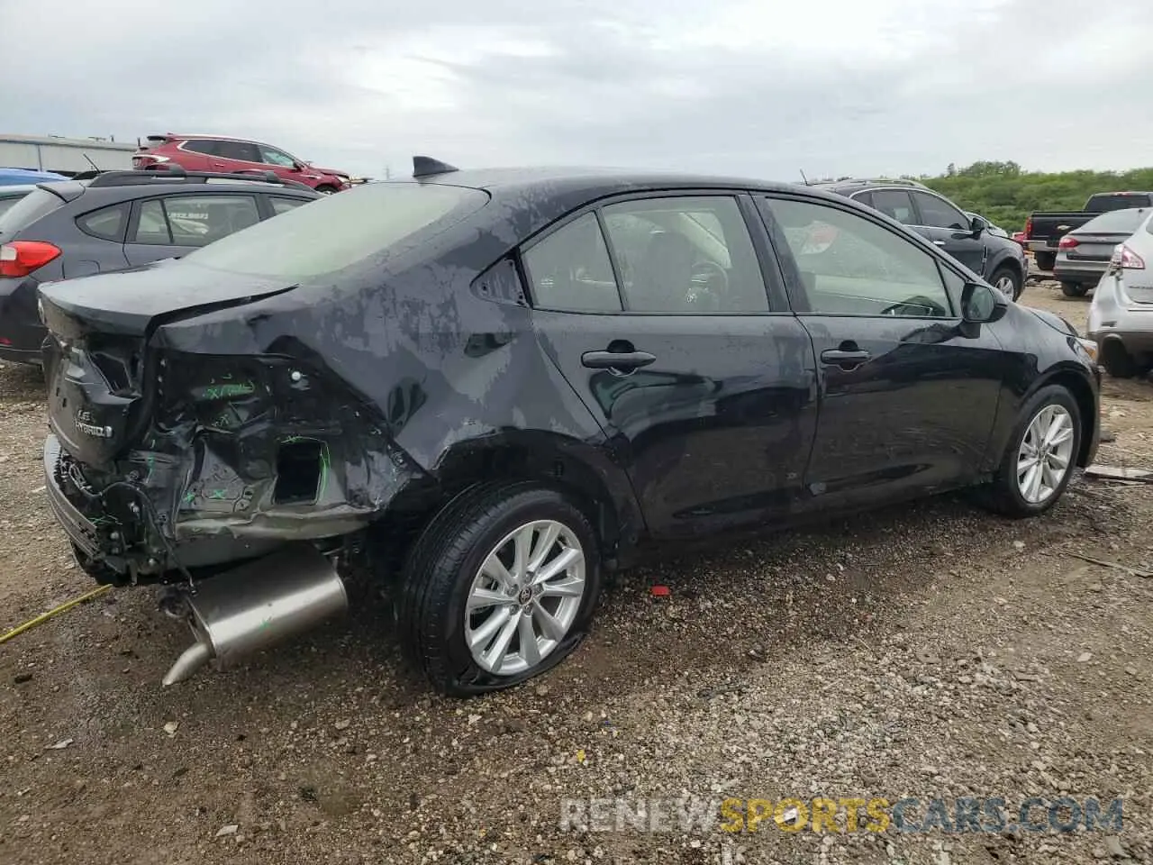 3 Photograph of a damaged car JTDBCMFE8R3042079 TOYOTA COROLLA 2024