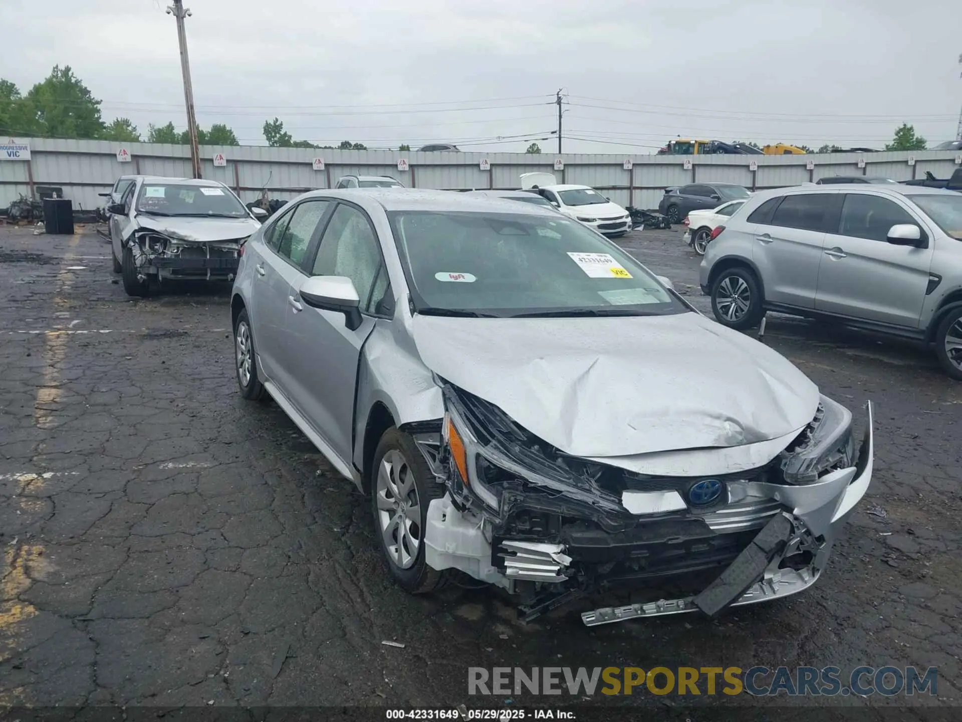 1 Photograph of a damaged car JTDBCMFE8R3043457 TOYOTA COROLLA 2024