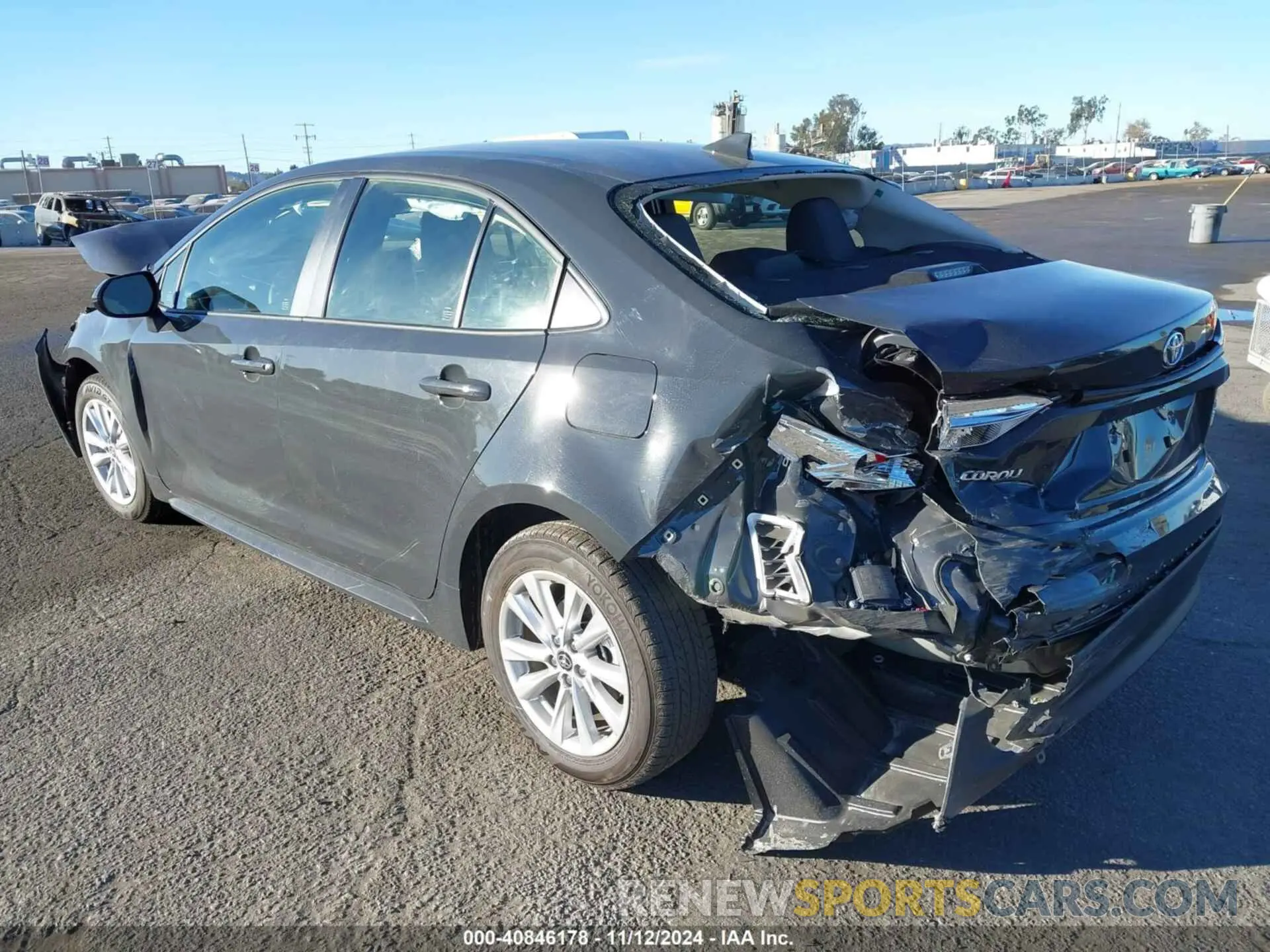 3 Photograph of a damaged car JTDBCMFE8R3049954 TOYOTA COROLLA 2024