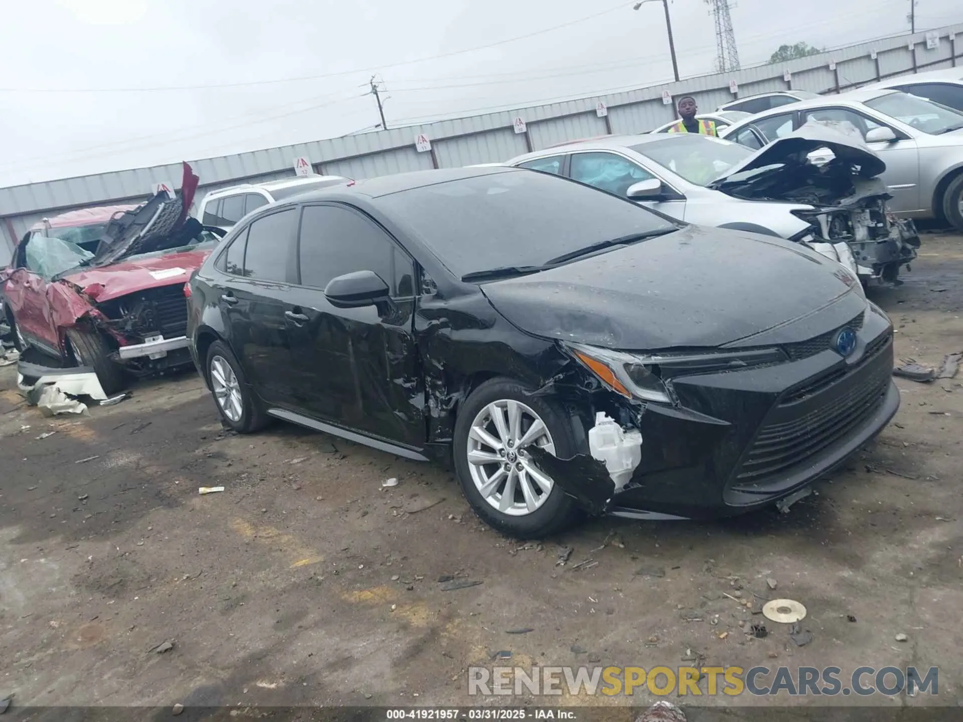 1 Photograph of a damaged car JTDBCMFE8R3055284 TOYOTA COROLLA 2024