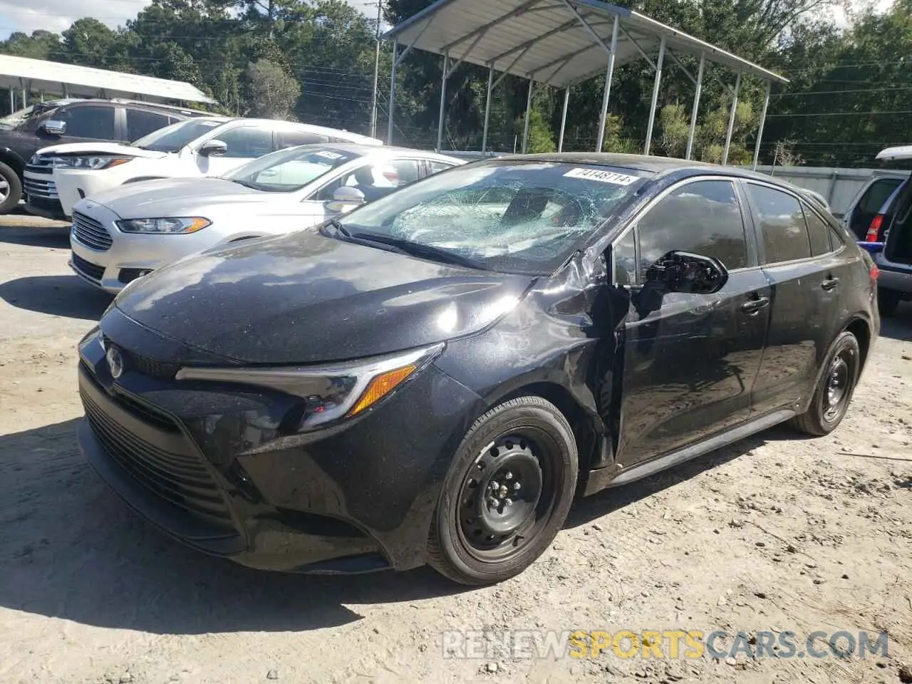 1 Photograph of a damaged car JTDBCMFE8R3061733 TOYOTA COROLLA 2024