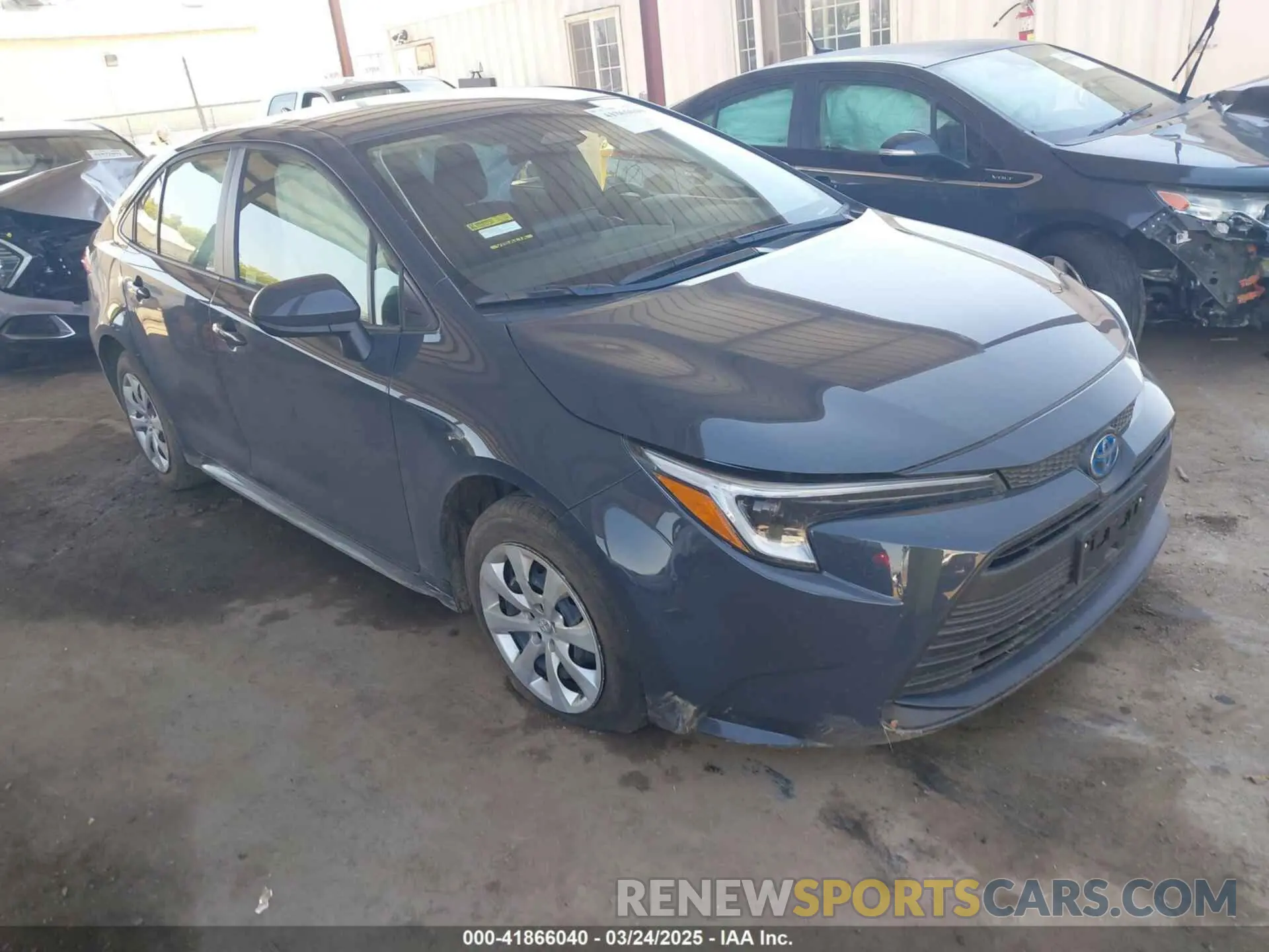 1 Photograph of a damaged car JTDBCMFE8R3063207 TOYOTA COROLLA 2024