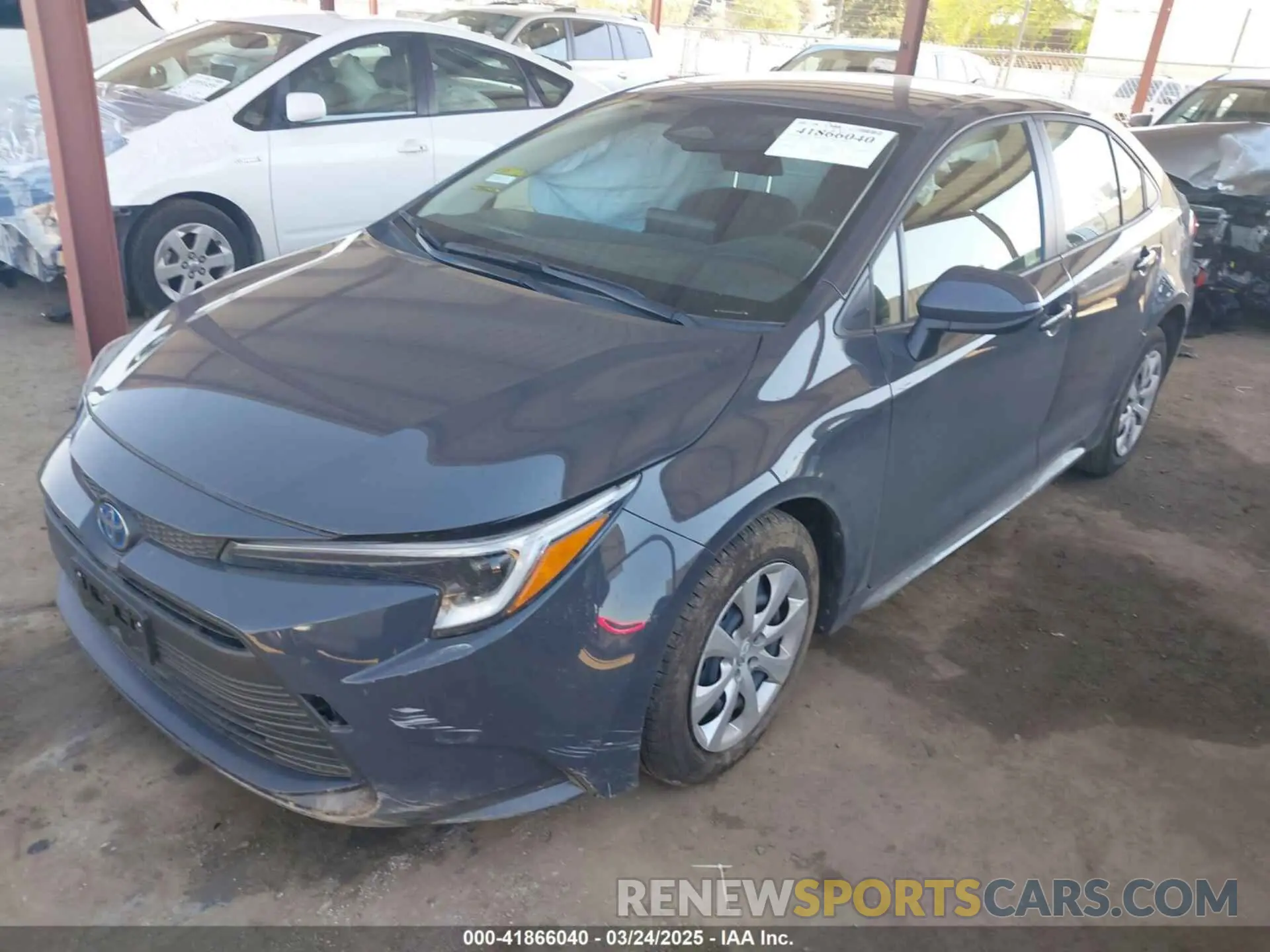 2 Photograph of a damaged car JTDBCMFE8R3063207 TOYOTA COROLLA 2024