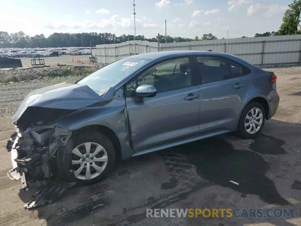 1 Photograph of a damaged car JTDBCMFE8R3063904 TOYOTA COROLLA 2024