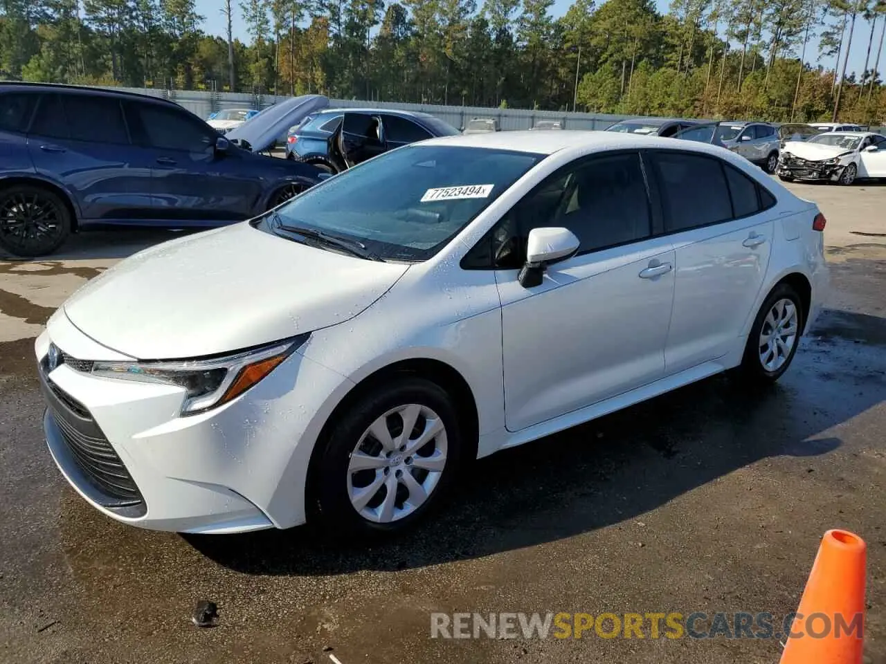 1 Photograph of a damaged car JTDBCMFE8R3064258 TOYOTA COROLLA 2024