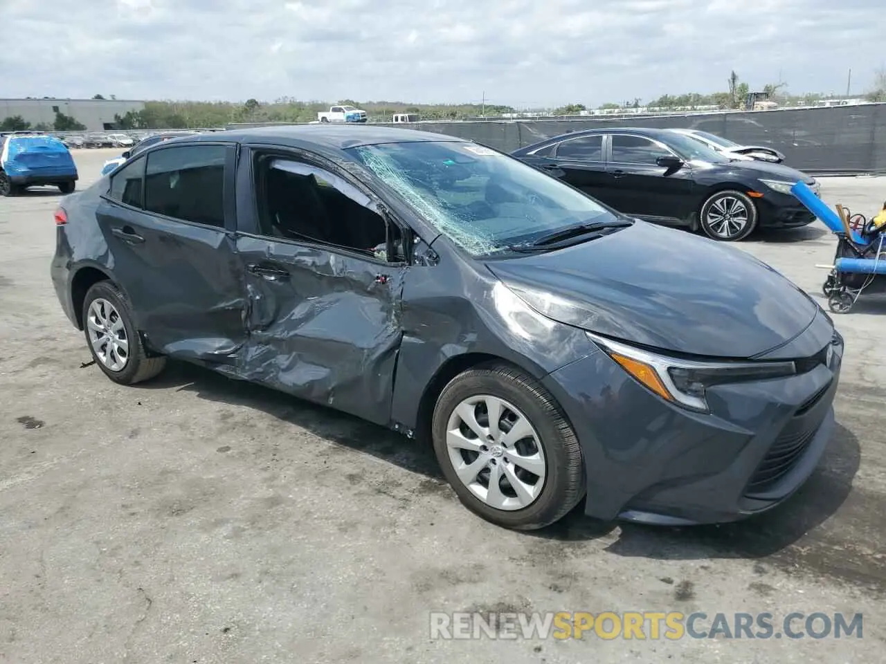 4 Photograph of a damaged car JTDBCMFE8R3066673 TOYOTA COROLLA 2024