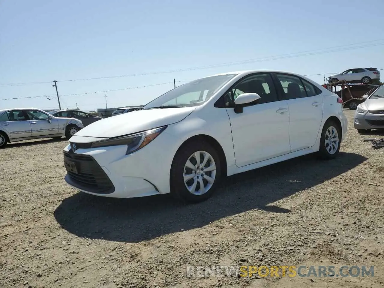 1 Photograph of a damaged car JTDBCMFE8RJ025665 TOYOTA COROLLA 2024
