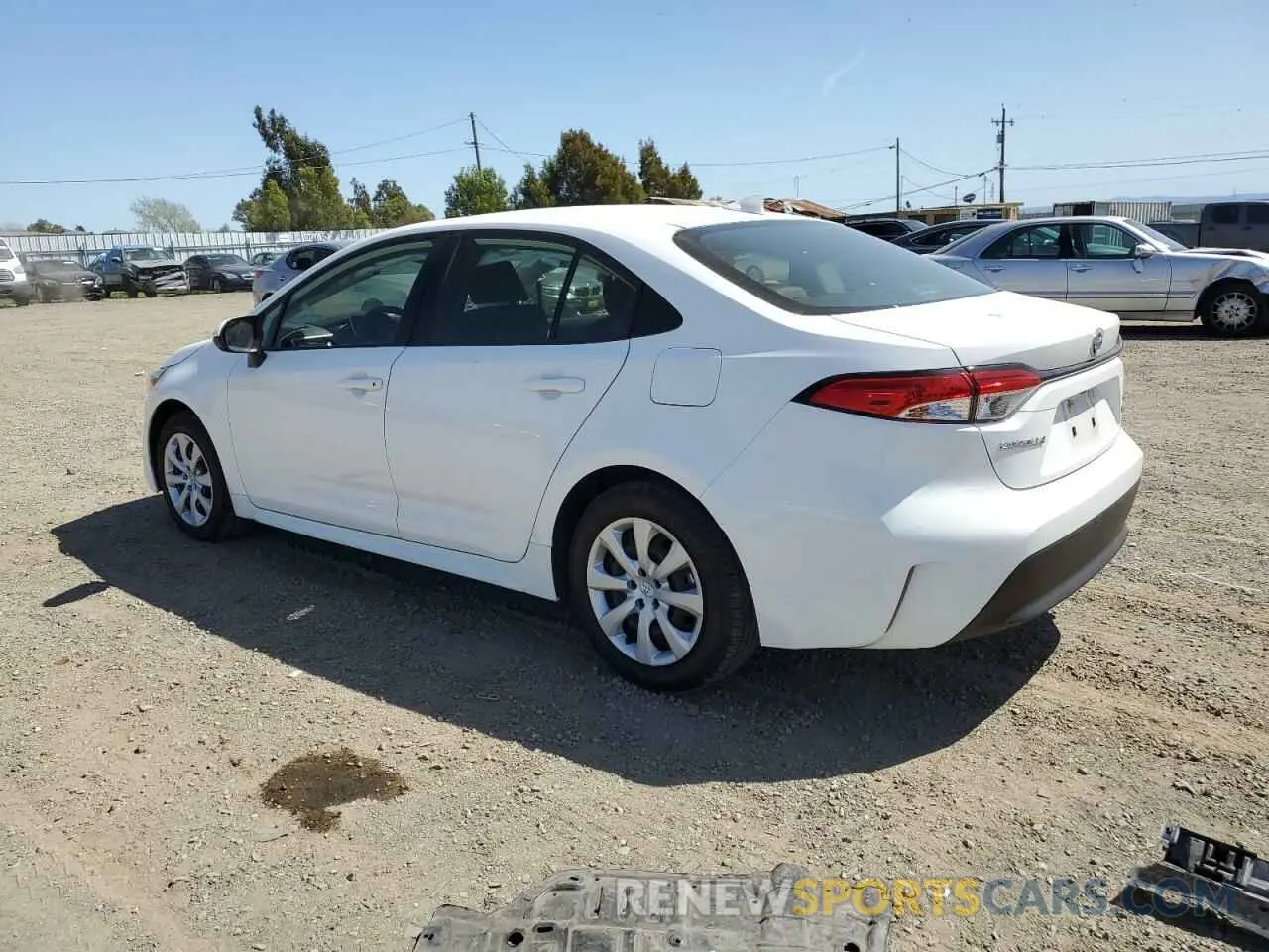 2 Photograph of a damaged car JTDBCMFE8RJ025665 TOYOTA COROLLA 2024