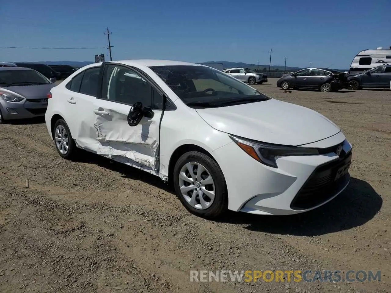 4 Photograph of a damaged car JTDBCMFE8RJ025665 TOYOTA COROLLA 2024