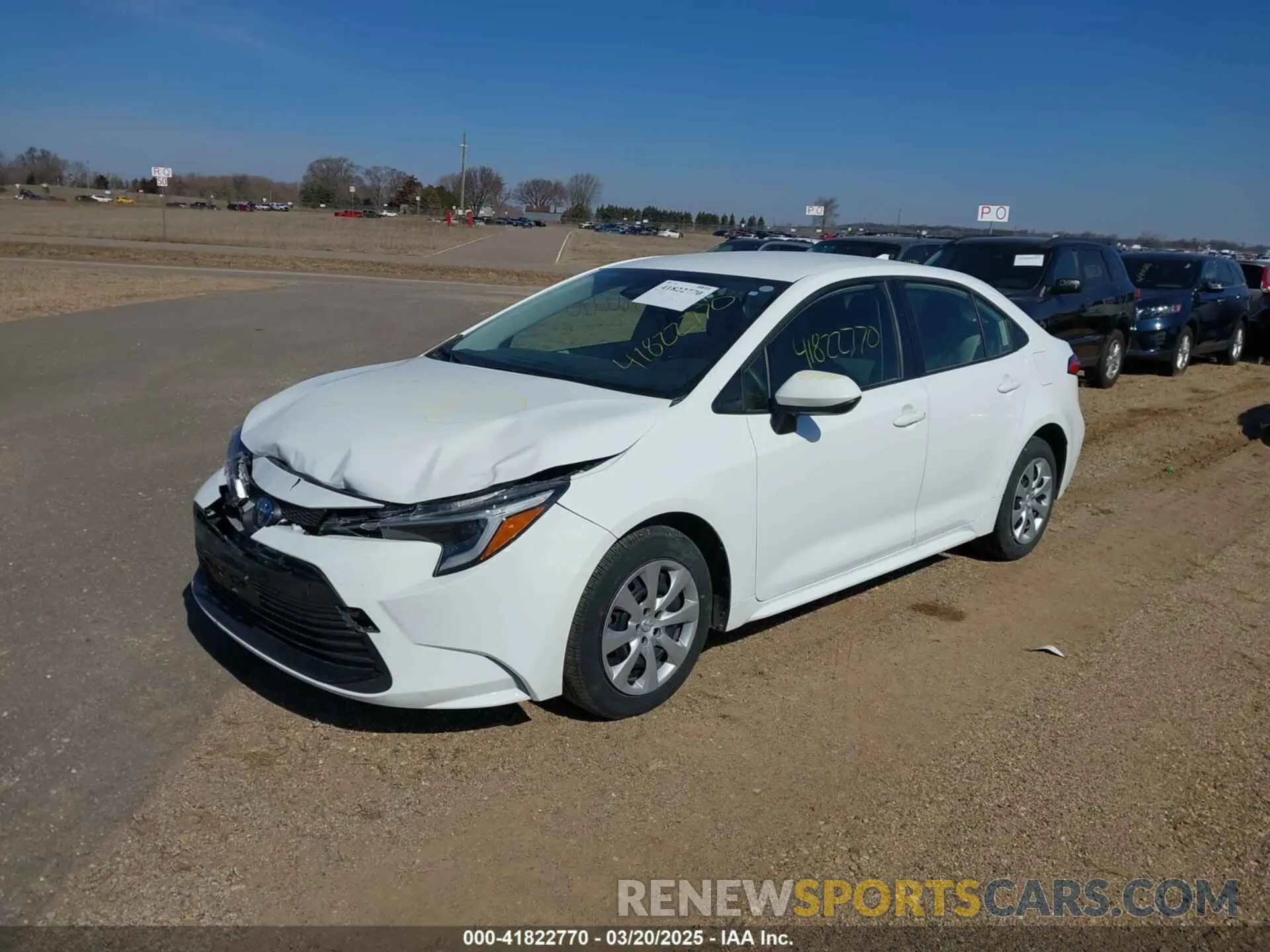 2 Photograph of a damaged car JTDBCMFE8RJ025908 TOYOTA COROLLA 2024