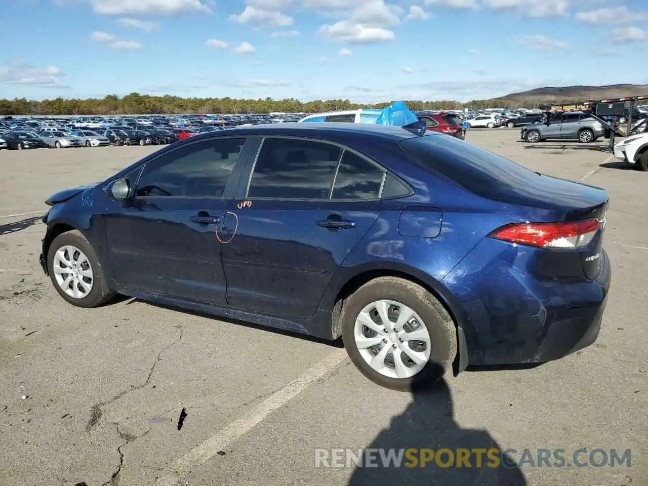 2 Photograph of a damaged car JTDBCMFE8RJ029490 TOYOTA COROLLA 2024