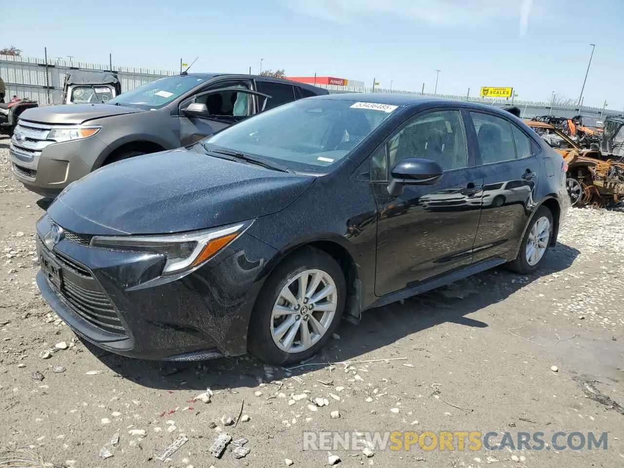 1 Photograph of a damaged car JTDBCMFE9R3030765 TOYOTA COROLLA 2024