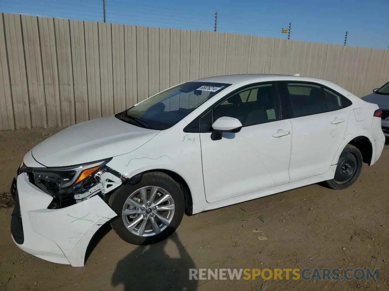 1 Photograph of a damaged car JTDBCMFE9R3041247 TOYOTA COROLLA 2024