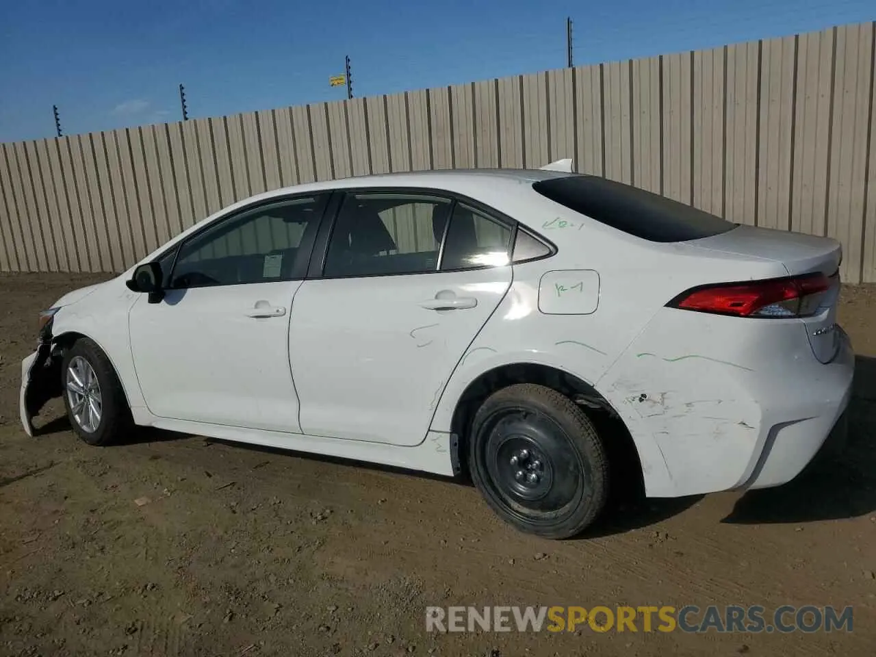 2 Photograph of a damaged car JTDBCMFE9R3041247 TOYOTA COROLLA 2024
