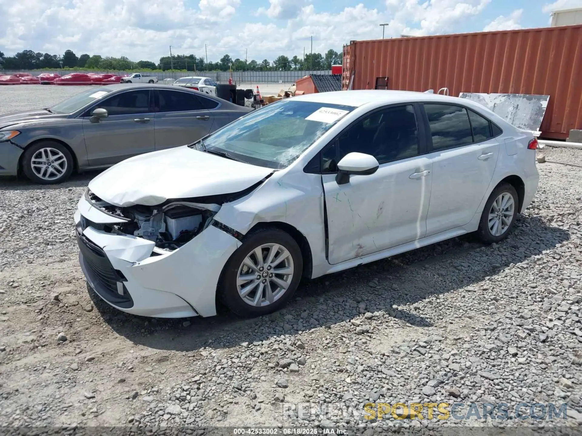 2 Photograph of a damaged car JTDBCMFE9R3047419 TOYOTA COROLLA 2024