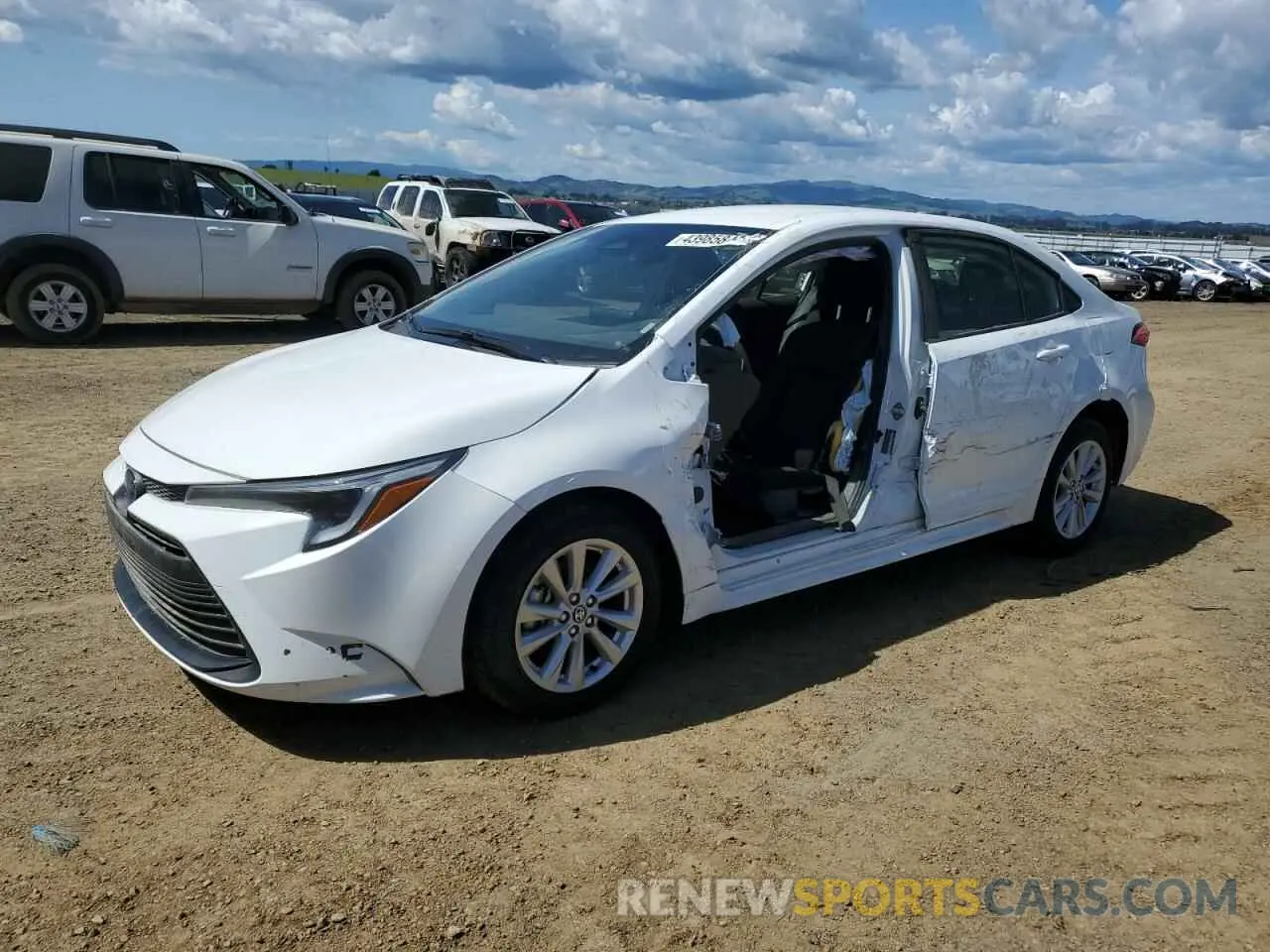 1 Photograph of a damaged car JTDBCMFE9R3055522 TOYOTA COROLLA 2024