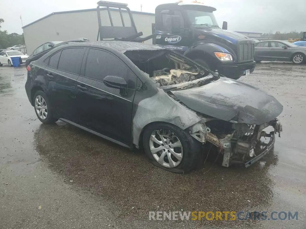 4 Photograph of a damaged car JTDBCMFE9RJ026498 TOYOTA COROLLA 2024