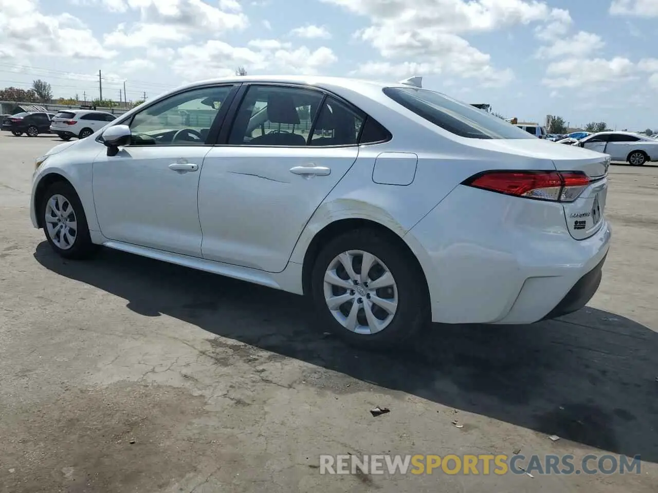2 Photograph of a damaged car JTDBCMFEXR3054184 TOYOTA COROLLA 2024