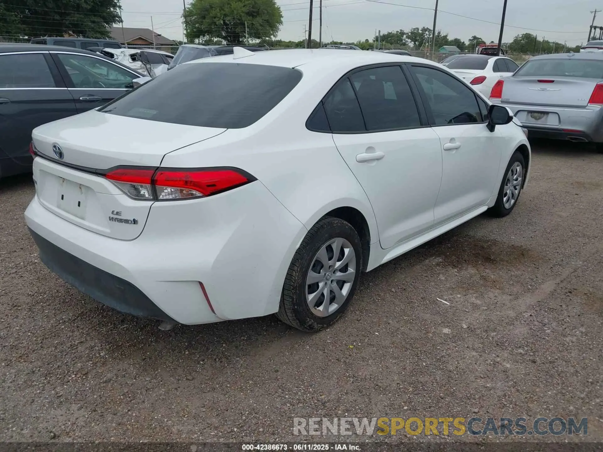 4 Photograph of a damaged car JTDBCMFEXR3054850 TOYOTA COROLLA 2024
