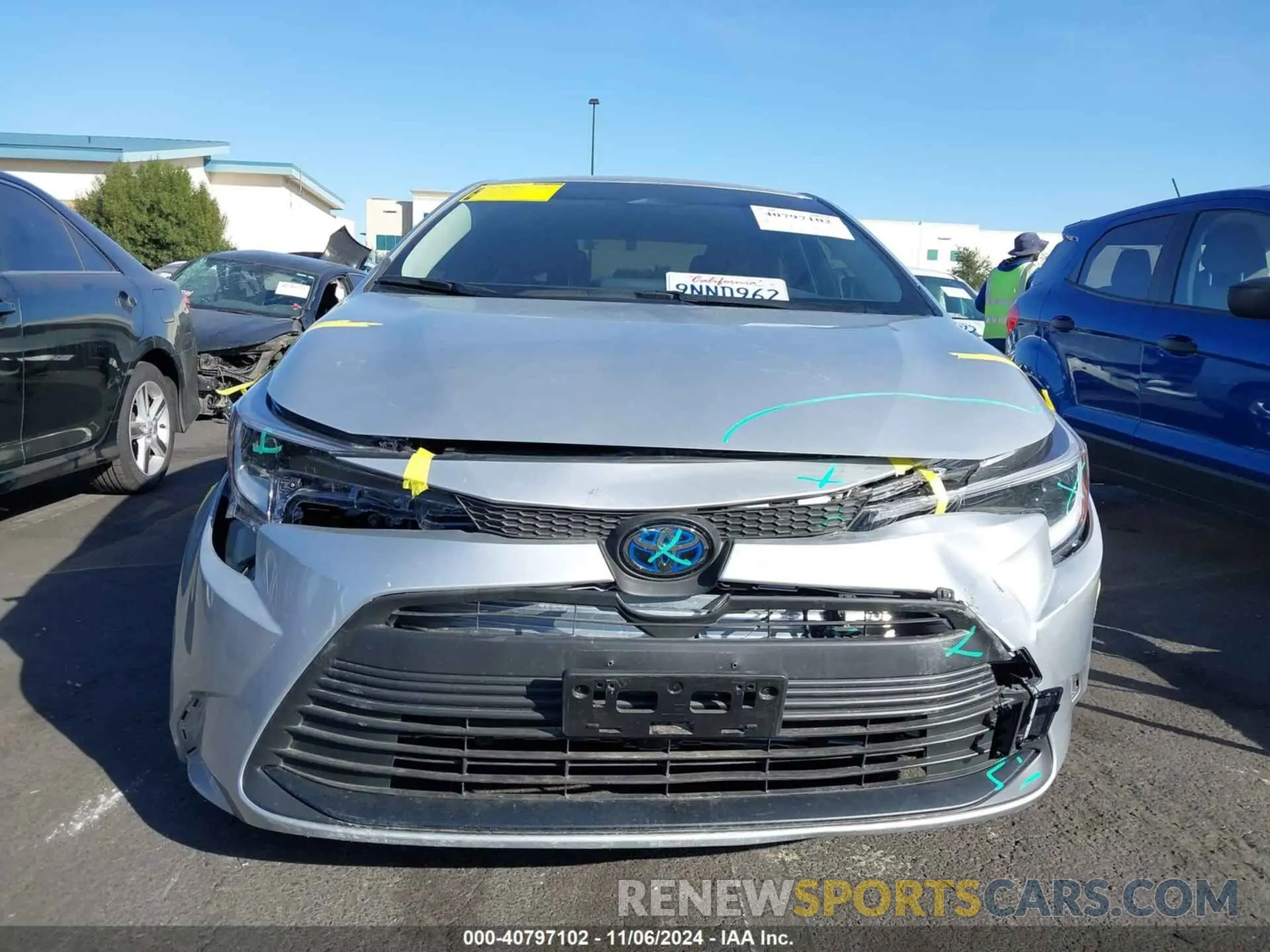 13 Photograph of a damaged car JTDBCMFEXR3062463 TOYOTA COROLLA 2024