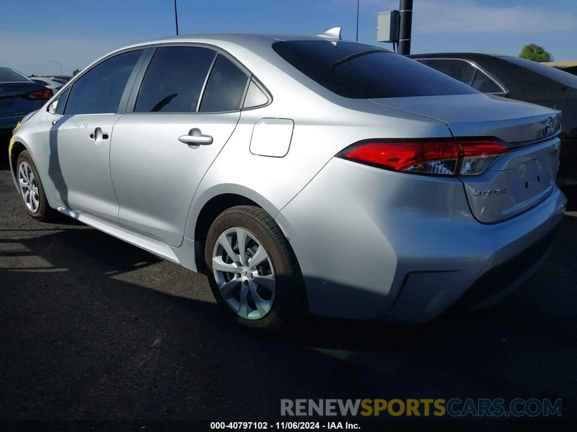 3 Photograph of a damaged car JTDBCMFEXR3062463 TOYOTA COROLLA 2024