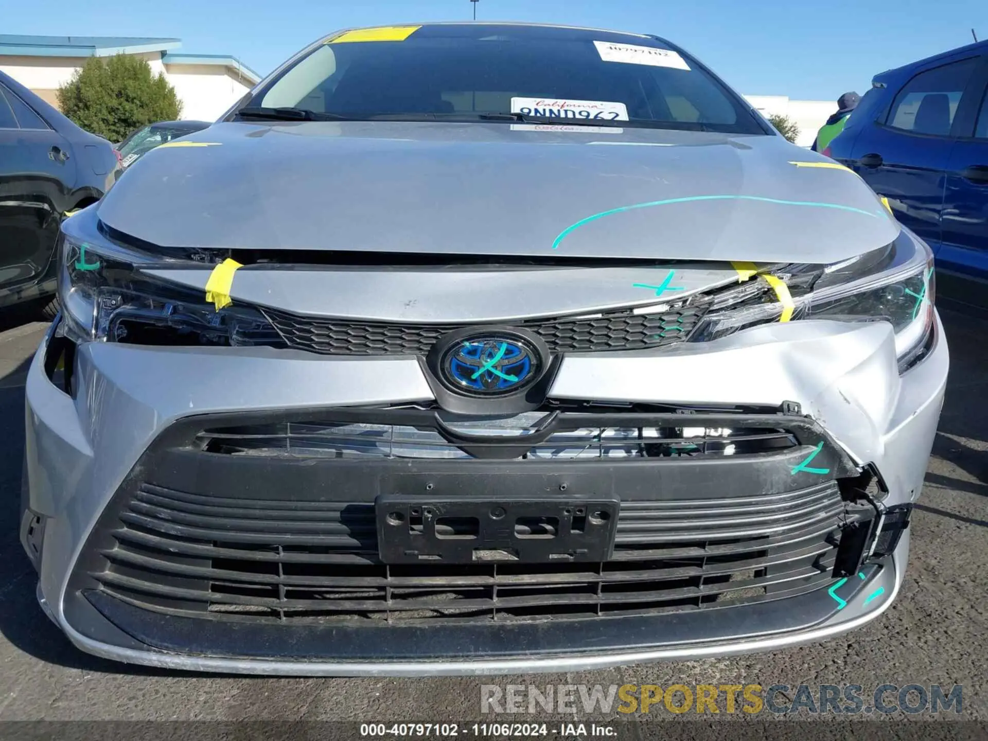 6 Photograph of a damaged car JTDBCMFEXR3062463 TOYOTA COROLLA 2024